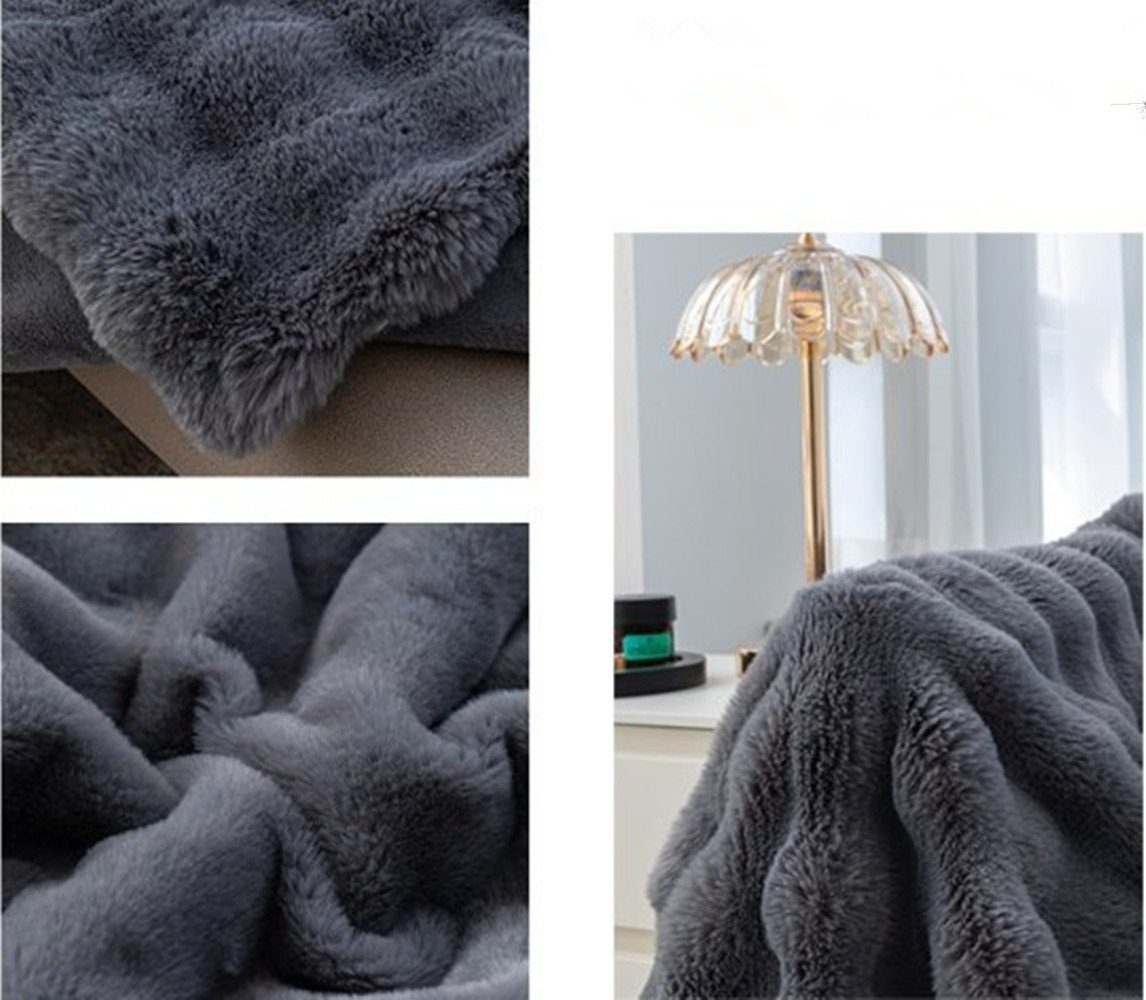 Wohndecke Wohndecke, Kuscheldecke,100/150/160CM Mikrofaser-Decke Wohndecke, XDeer, Wendedecke Sofadecke Tagesdecke Wohndecke Warm Decke
