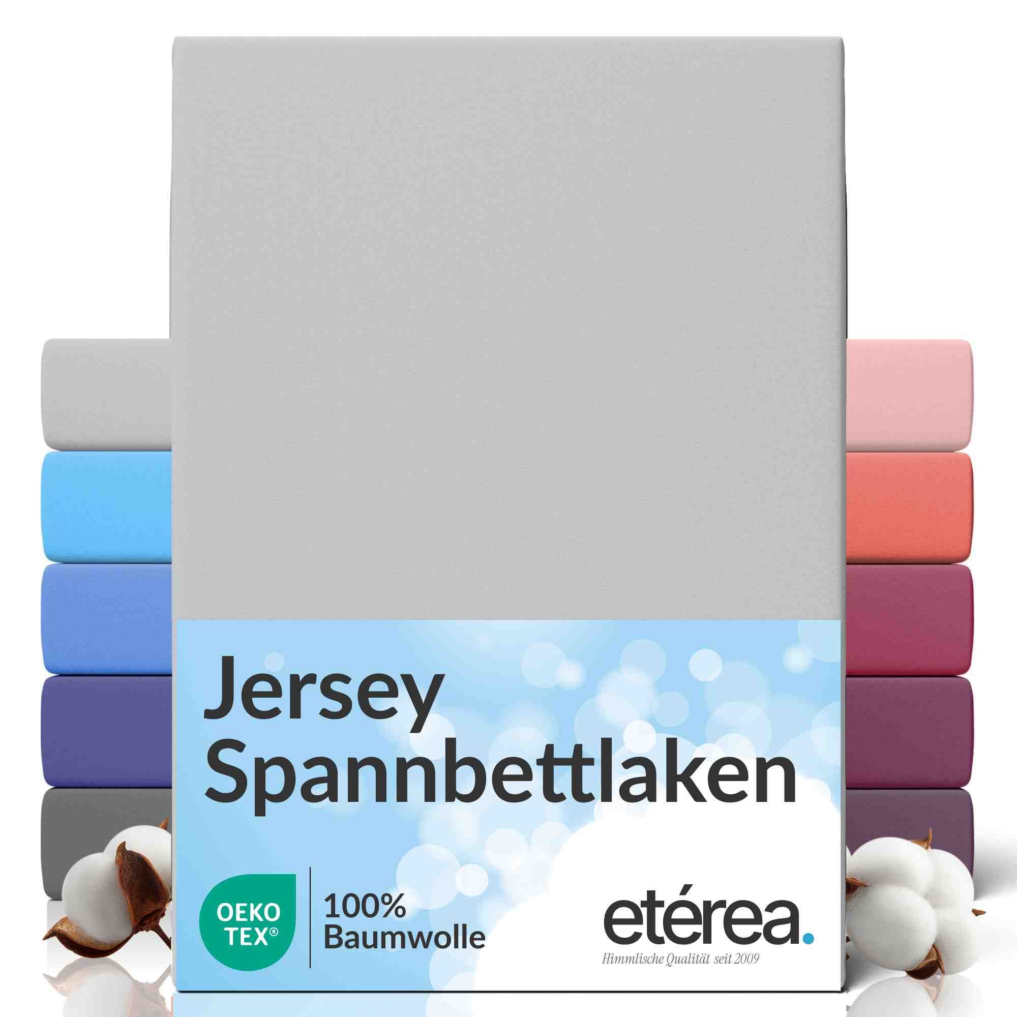 etérea Himmlische Qualität Spannbettlaken etérea Comfort Jersey Spannbettlaken, Jersey, Gummizug: rundum, (1 Stück)