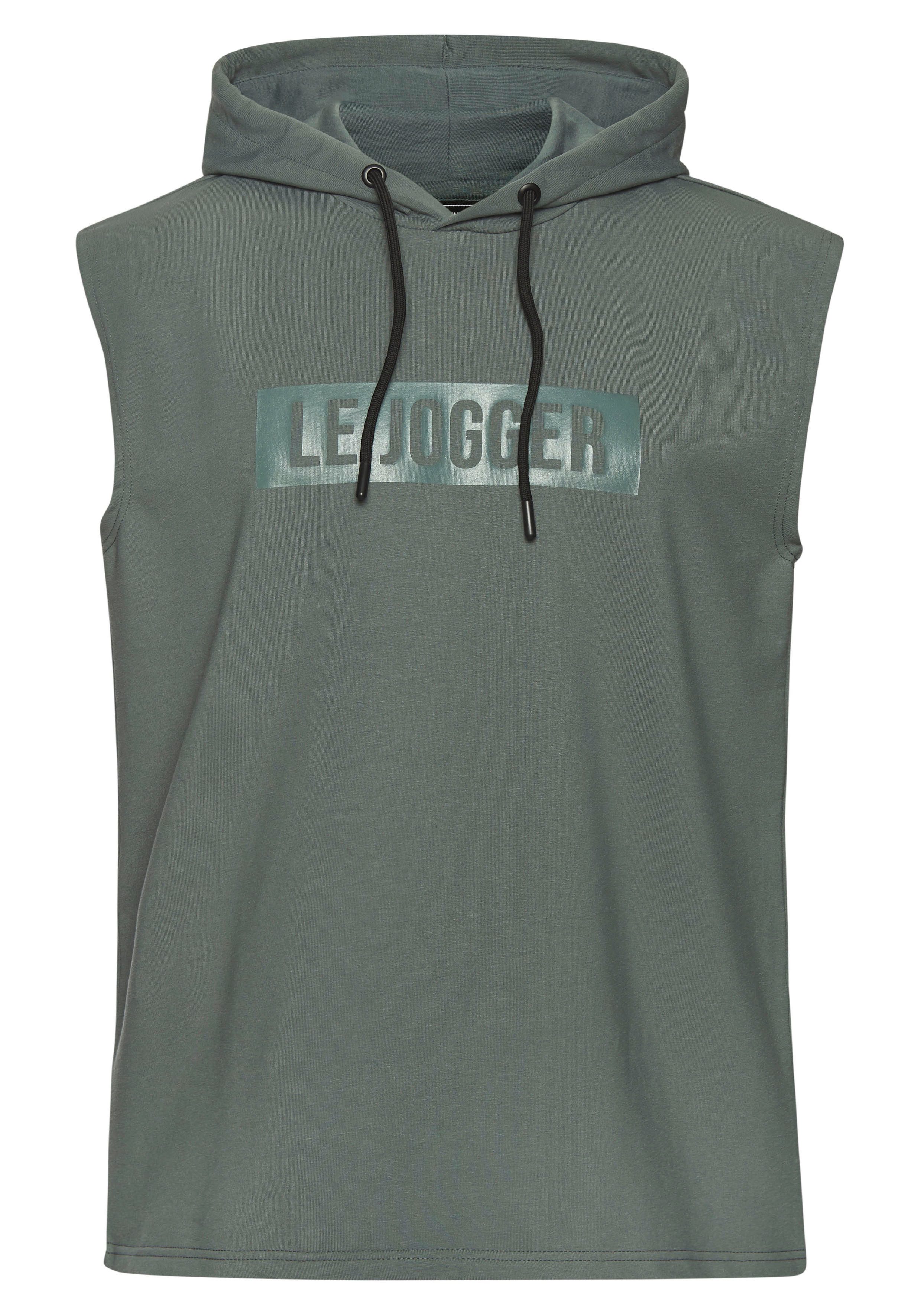 le jogger Kapuzenpullover, mit Druck und Kordelzug günstig online kaufen
