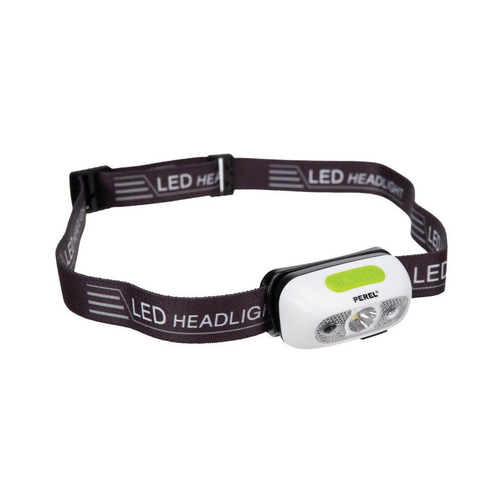 PEREL LED Taschenlampe LED-STIRNLAMPE MIT EIN/AUS-SENSOR - WIEDERAUFLADBAR (1-St)