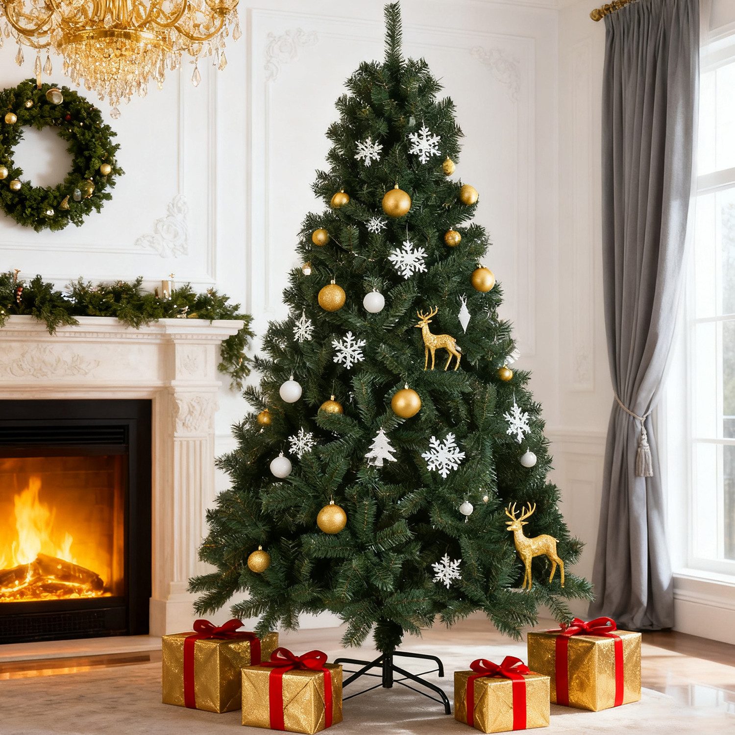 Künstlicher Weihnachtsbaum Künstlicher Weihnachtsbaum, dichter Tannenbaum zu Weihnachten