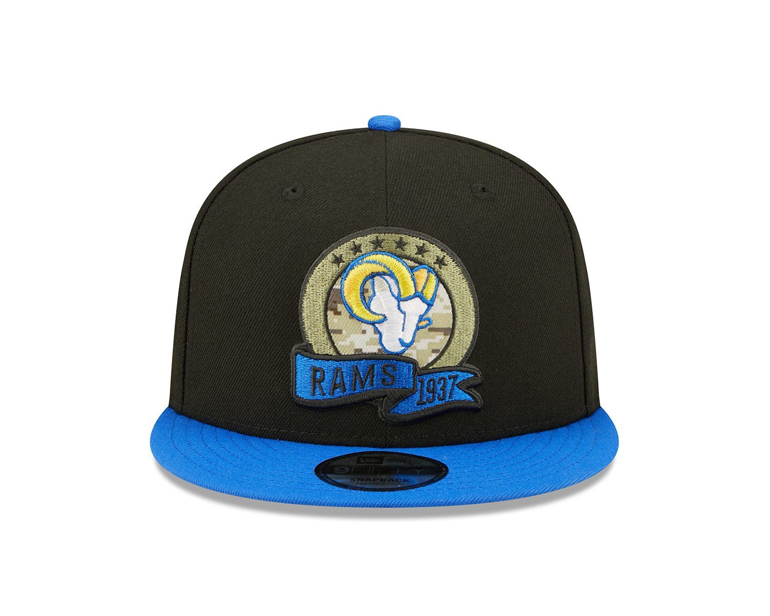 Cap Angeles Los 9FIFTY New To Era Snapback Rams NFL22 Service Salute