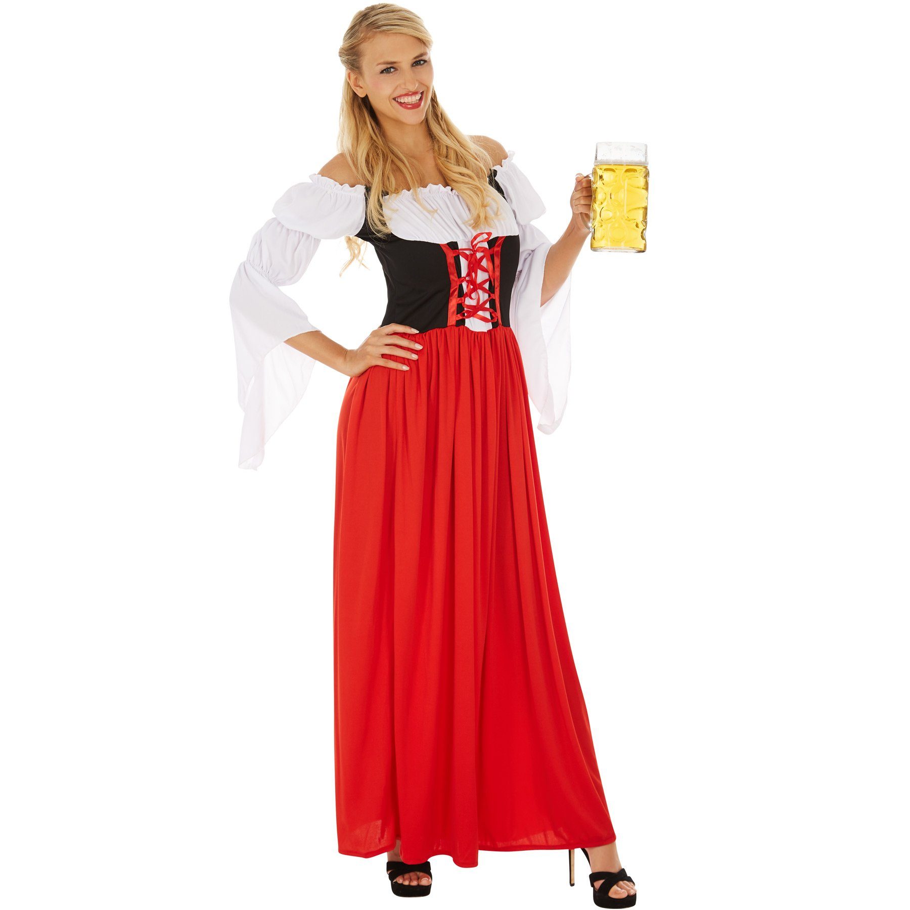 dressforfun Kostüm Frauenkostüm Festdirndl Resi Modell 2, Tailliert gearbei günstig online kaufen