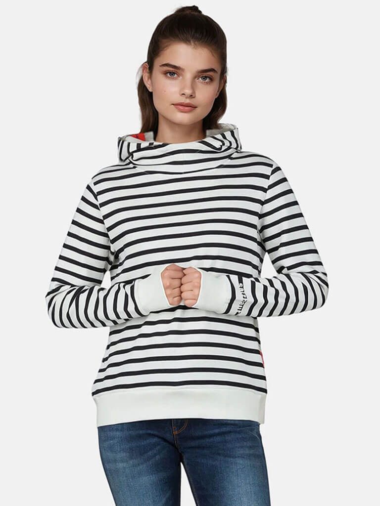 salzhaut Kapuzenpullover Damen Hoodie Tiuten mit günstig online kaufen