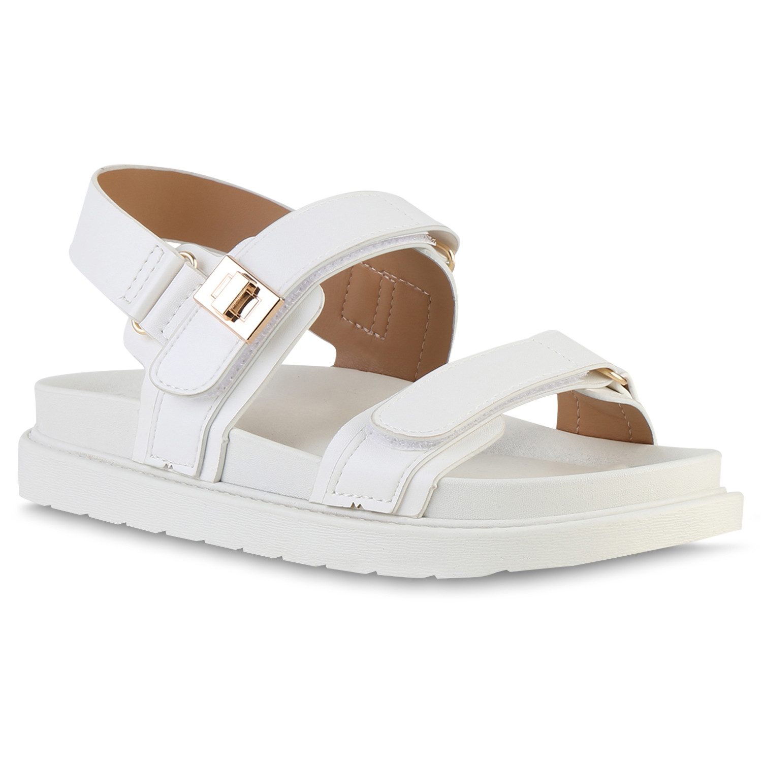 VAN HILL 841724 Sandale Damen Komfort Сандалии Bequeme Plateau Profil-Sohle