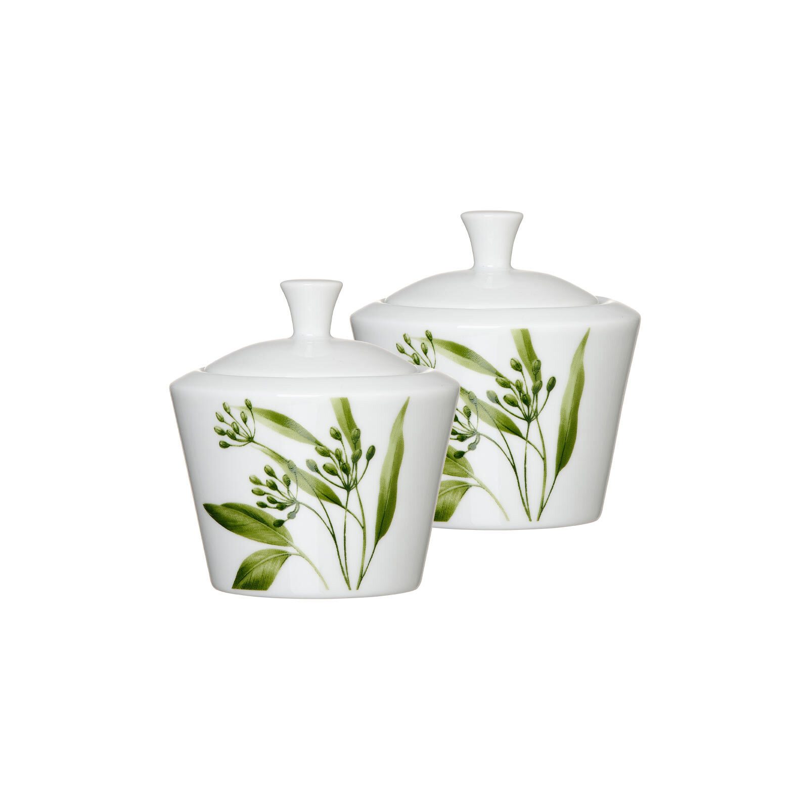 Ritzenhoff & Breker Zuckerdose Evora Zuckerdosen ø 9 cm 2er Set, Porzellan, (2-tlg)