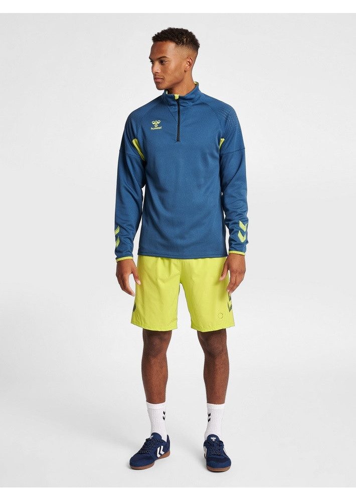 hummel Langarmshirt hmlLEAD Pro Half Zip (leichter Sweatstoff, halber Reißverschluss)