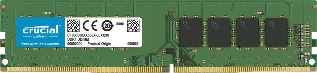 Crucial DDR4 8GB PC 2400 retail rank PC-Arbeitsspeicher single