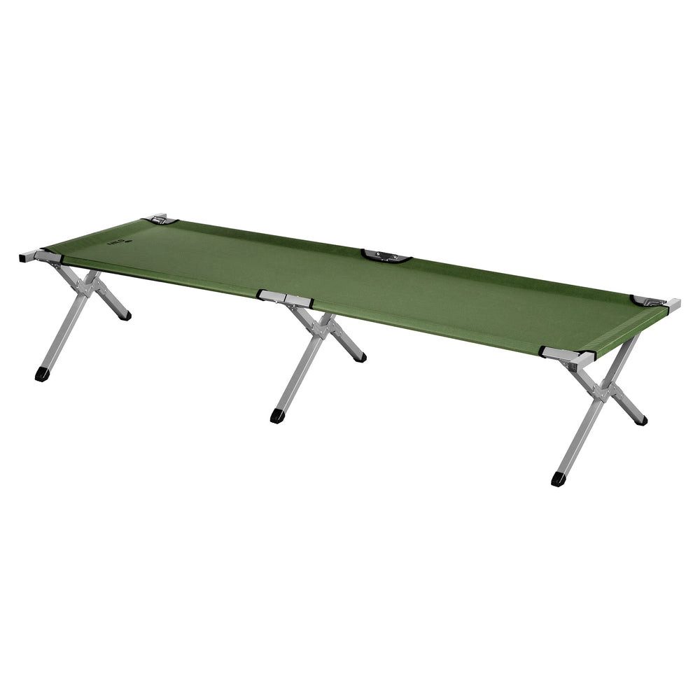 Nils Klappbett Feldbett Campingbett (Spar-Set, 1-St., 200 x 60 x 44 cm robust) klappbar, bis 120 kg, leicht, Stahlrahmen