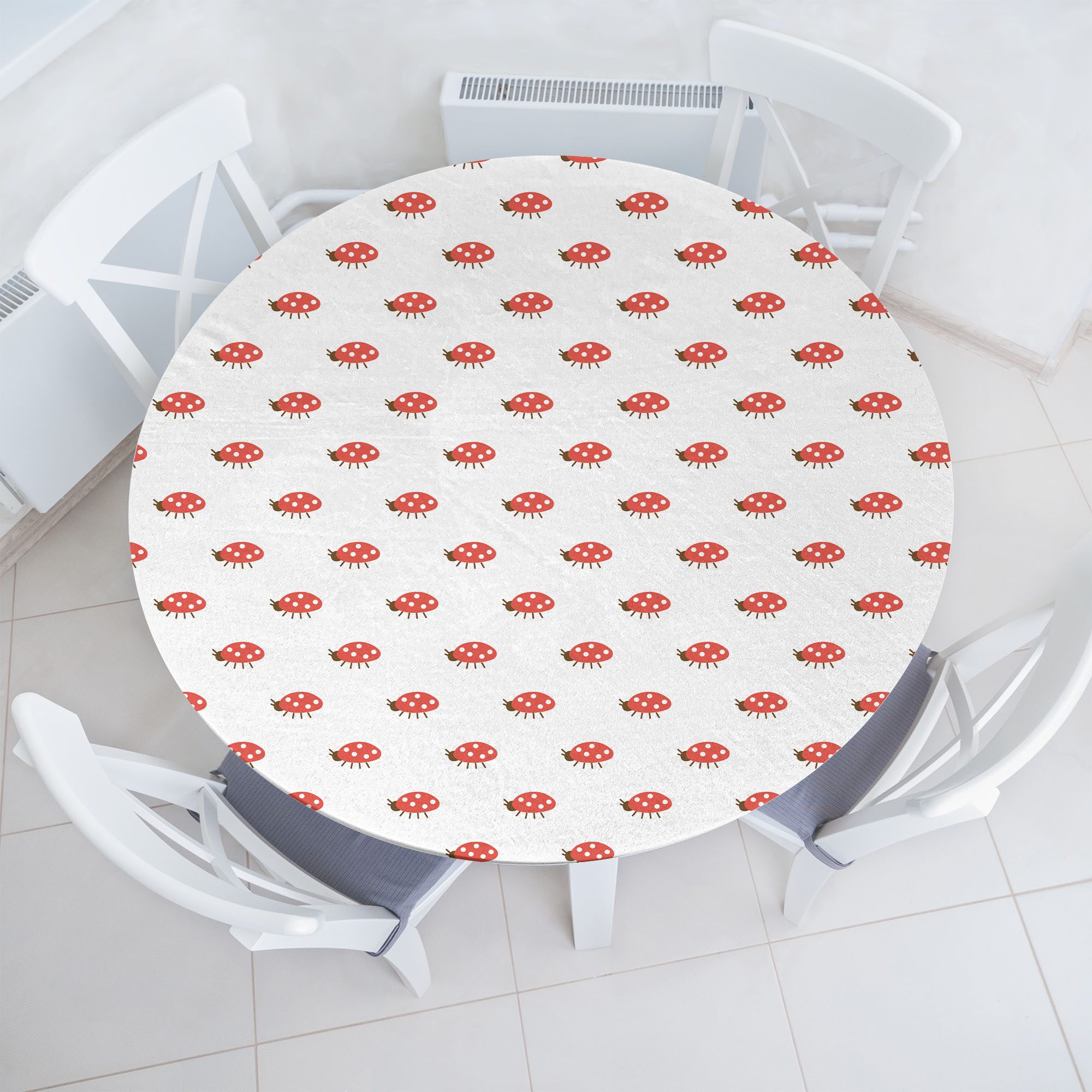Abakuhaus Tischdecke Rundum-elastische Stofftischdecke, Marienkäfer Kleine Bugs Nursery