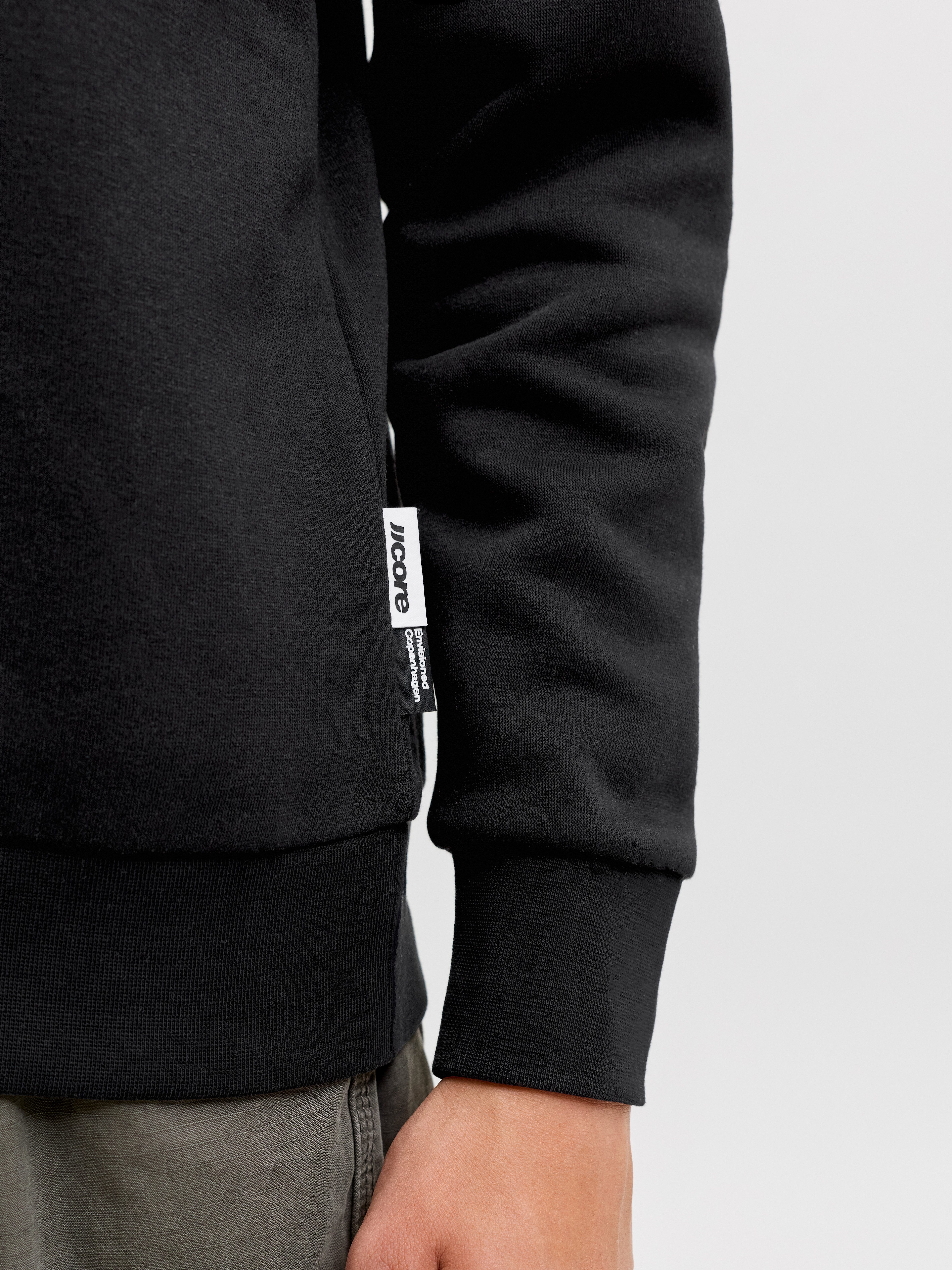 Jack & Jones Junior Sweatshirt JCOCLUB BRANDING SWEAT CREW NECK JNR Baumwollmischung, relaxed fit – Bild 3 von 5