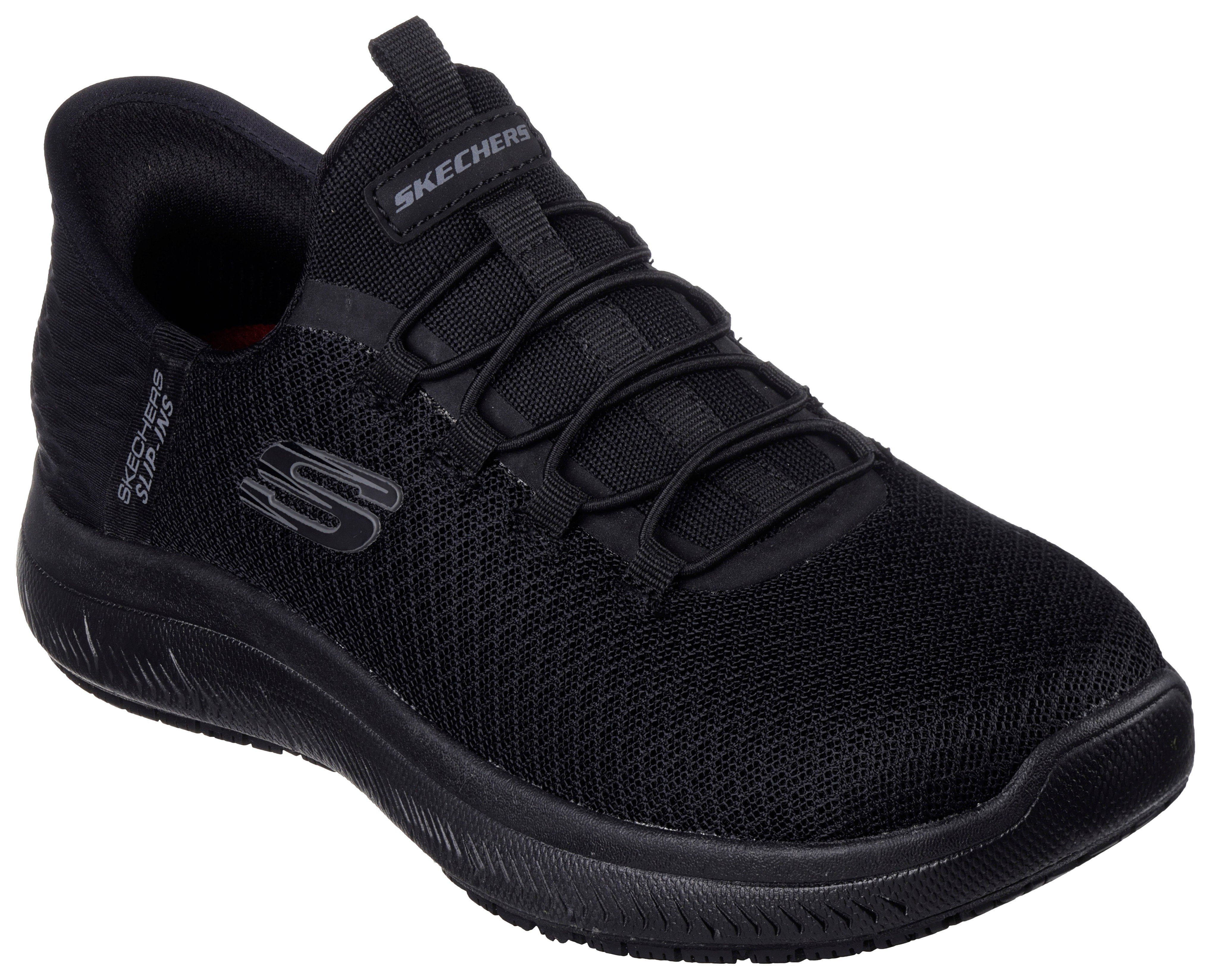 Skechers SUMMITS SR ENSLEE Berufsschuh mit Slip-Ins-Funktion, Mit  gepolsterter Air Cooled Memory Foam-Innensohle