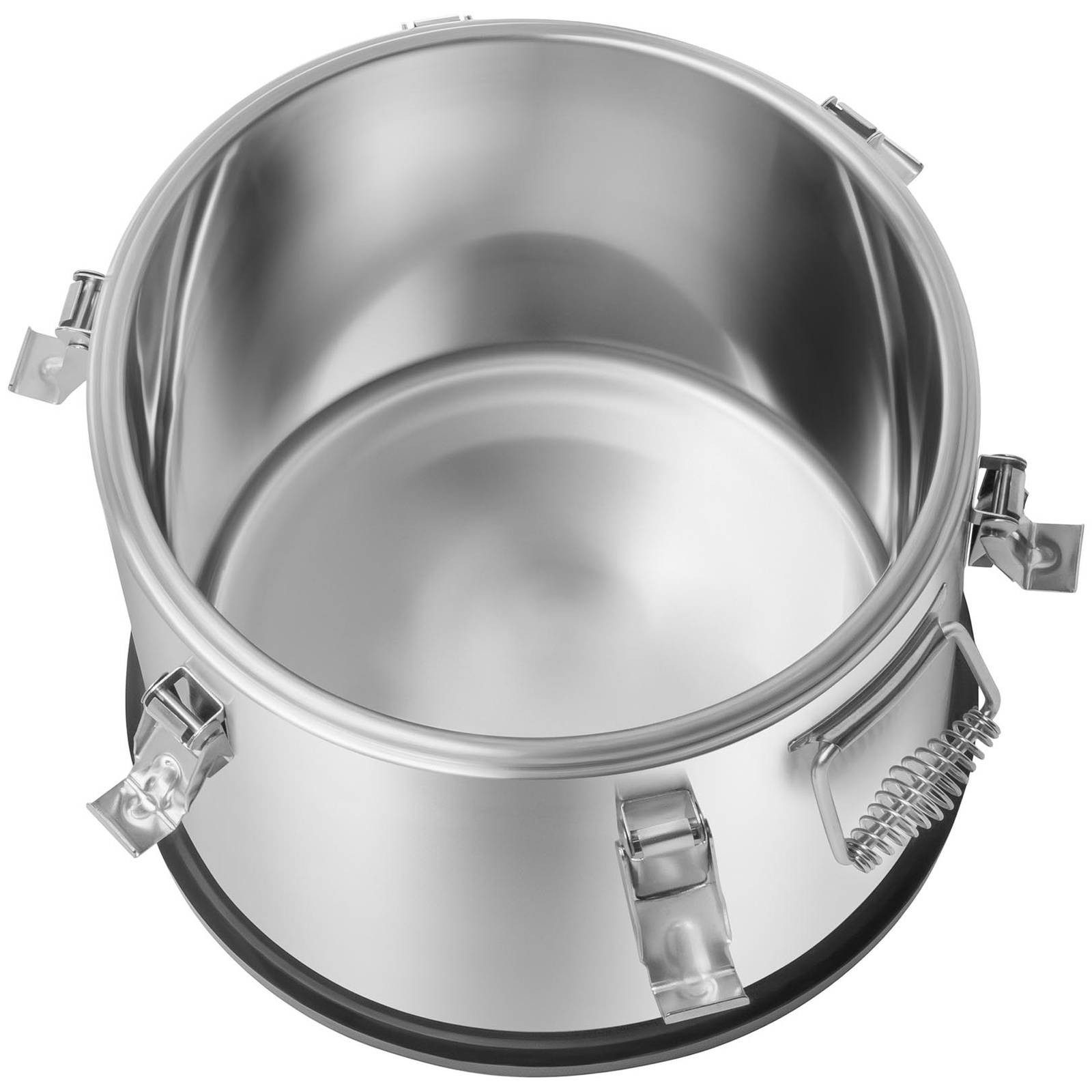 Royal Catering Thermobehälter Thermobox Warmhaltebehälter 10 L Stapelbar, Edelstahl, verschiedene Größen – Bild 4 von 5