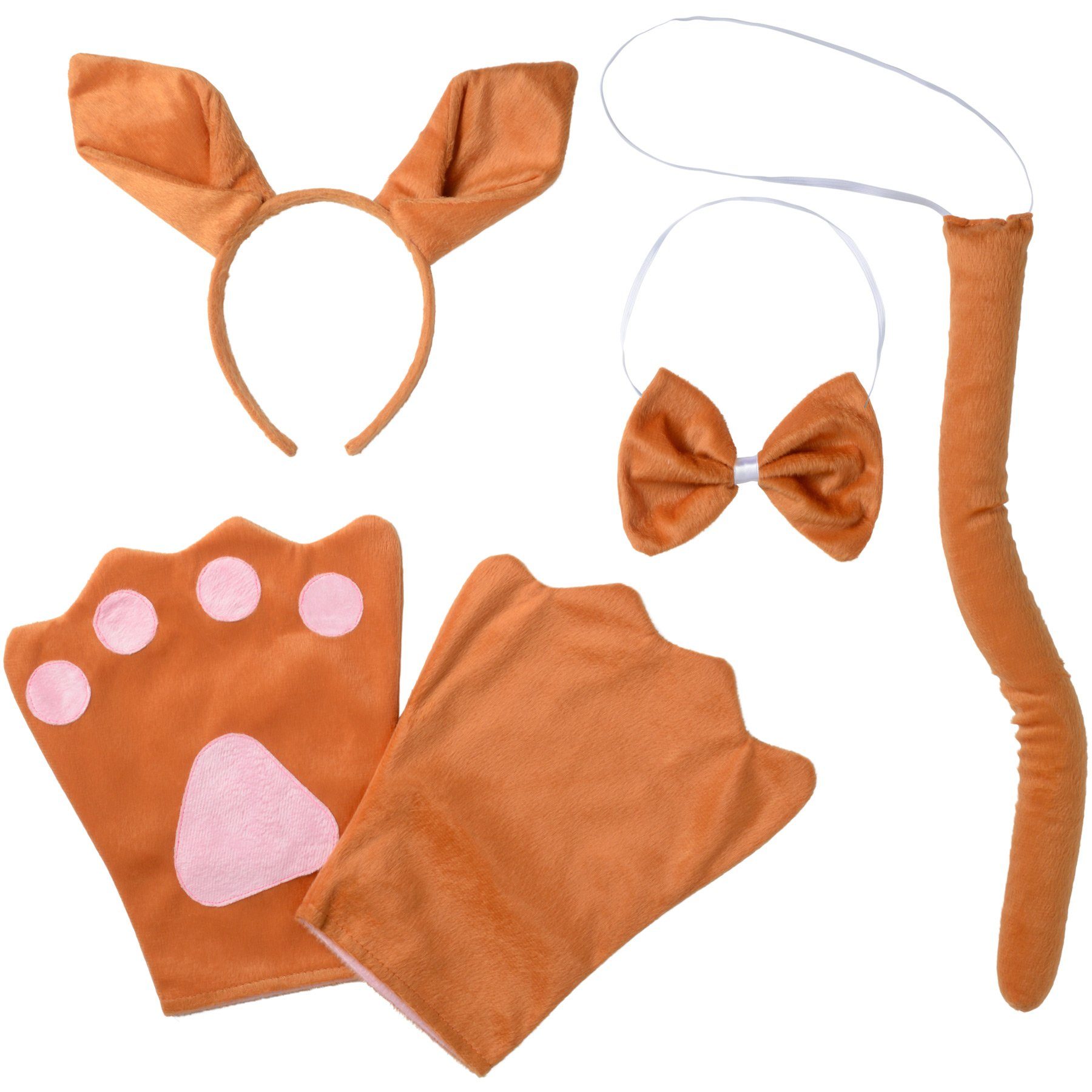 dressforfun Kostüm Accessoires-Set Känguru, Känguru-Zubehörset für Sie und Ihn in Einheitsgröße