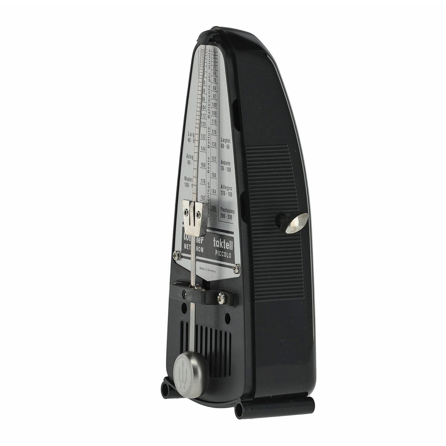 Wittner Metronom Wittner Metronom Taktell Piccolo mechanisch Schwarz, Mechanisch