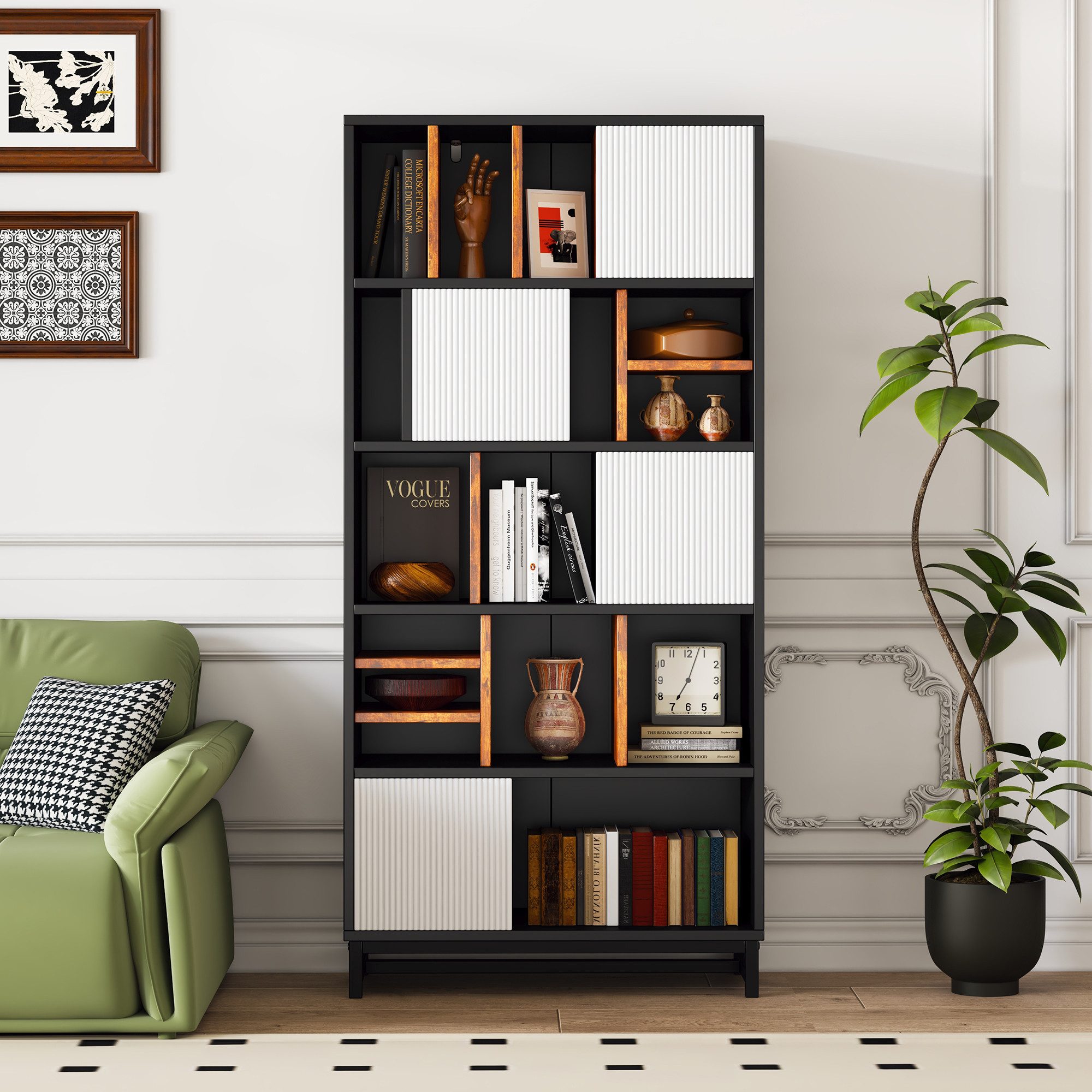 Flieks Bücherregal, 1-tlg., Standregal mit 5 günstig online kaufen
