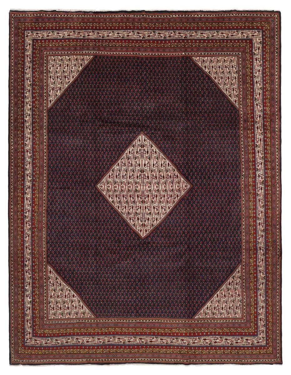 Orientteppich Sarough Mir Boteh 304x394 Handgeknüpfter Orientteppich, Nain Trading, rechteckig, Höhe: 12 mm