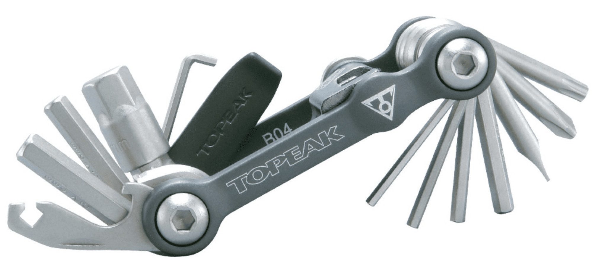 Topeak Multitool Werkzeug Mini 18+ Multitool, 20 Funktionen, Fahrradwerkzeug deluxe