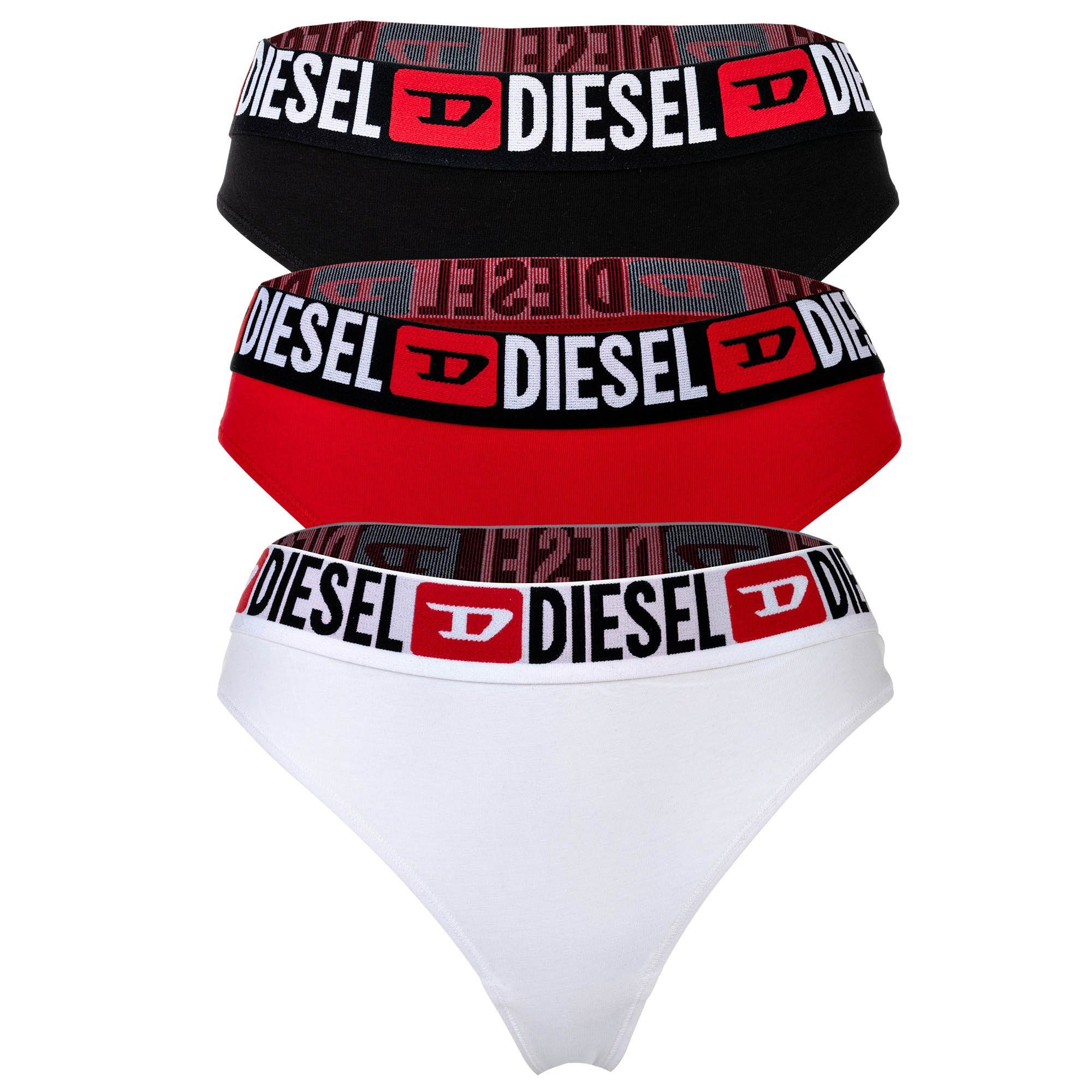 Diesel String Damen String 3er Pack Baumwolle (Packung, 3er Pack)