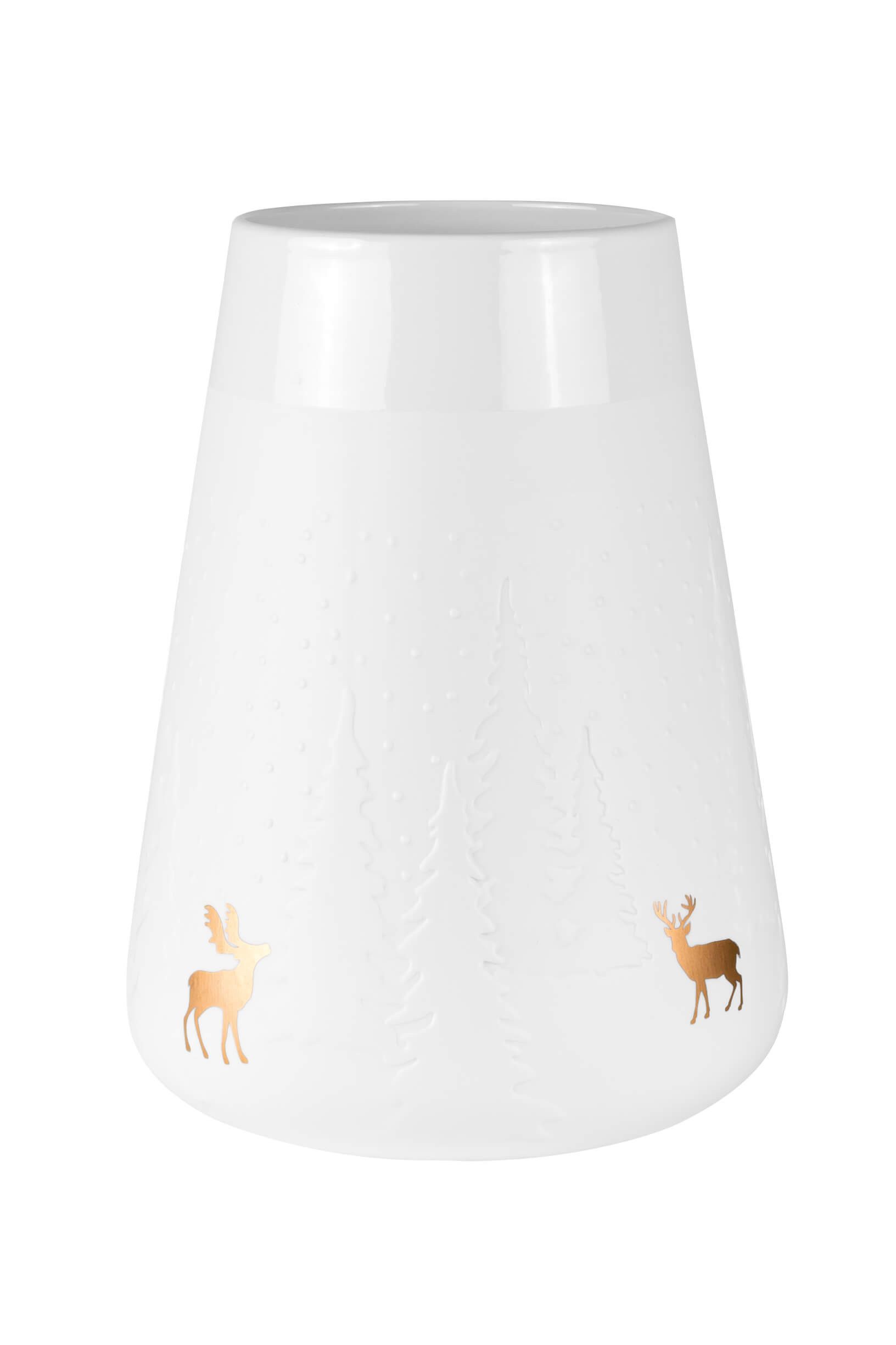 Räder Design Weihnachtsfigur Poesie Vase Winterlandschaft