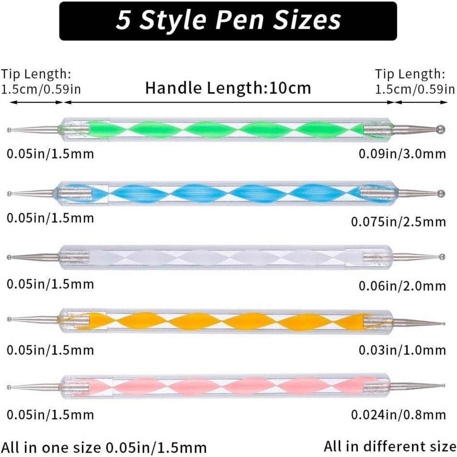 Bohoman Transparentpapier 100 Blatt Schwarzes Transferpapier mit 5 Stck Prägestift Set, A4