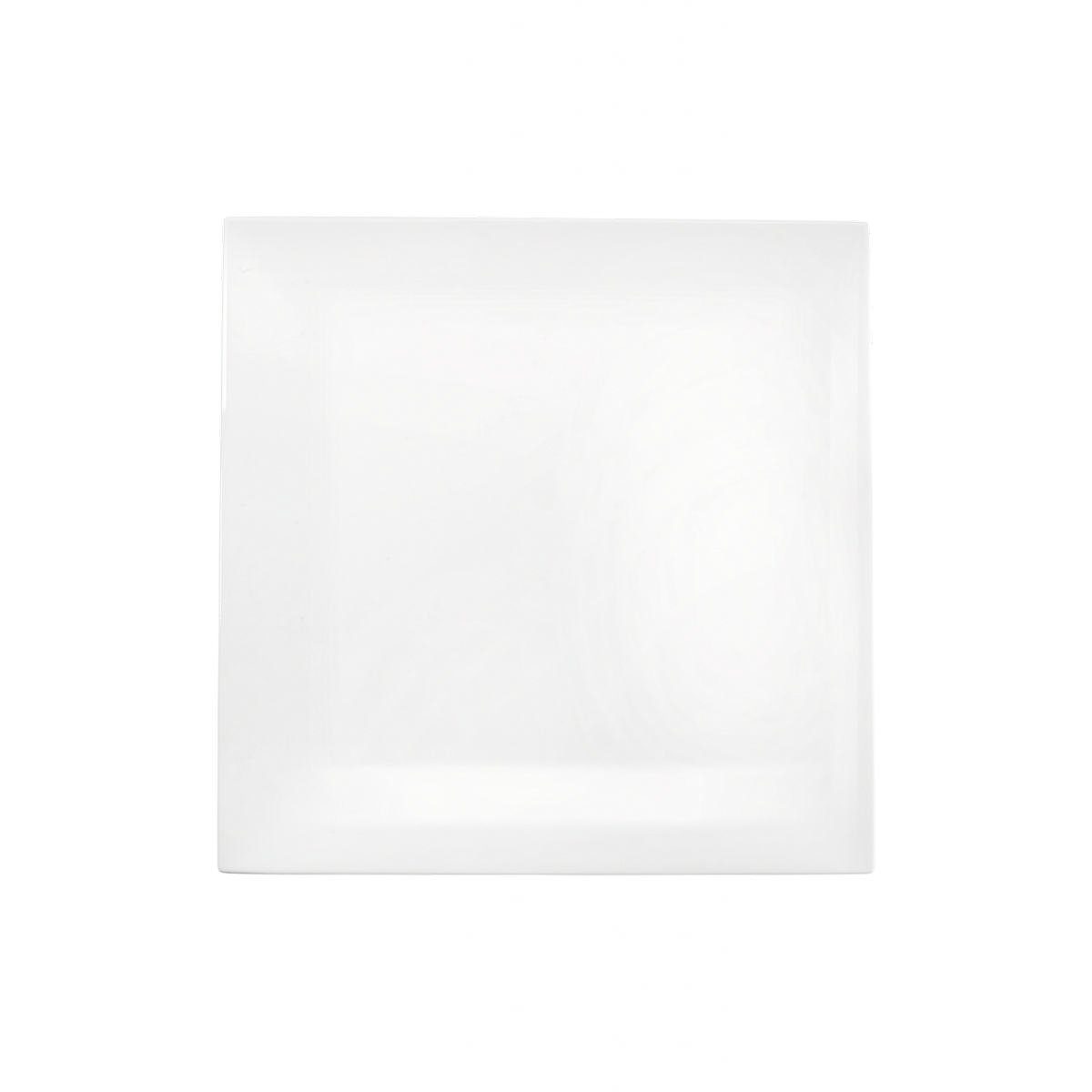 ASA SELECTION Servierplatte A Table Weiß, Porzellan, Bone China, 17x17 cm