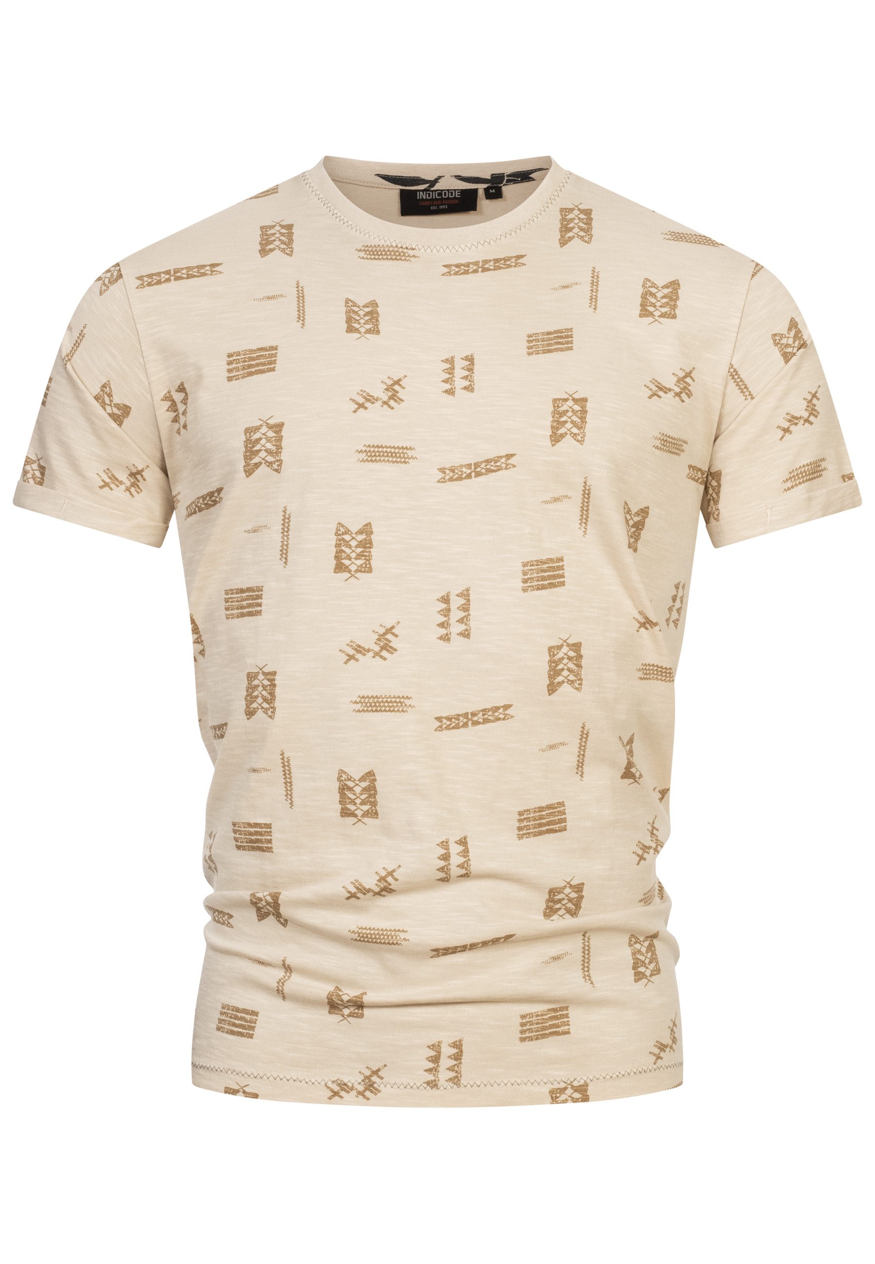 Indicode T-Shirt Herren INAsbjorn Shirt Tee Herrenshirt T-Shirt mit hochwer günstig online kaufen