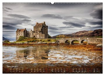 CALVENDO Wandkalender Schottland – schottisch unterwegs (Premium, hochwertiger DIN A2 Wandkalender 2023, Kunstdruck in Hochglanz)