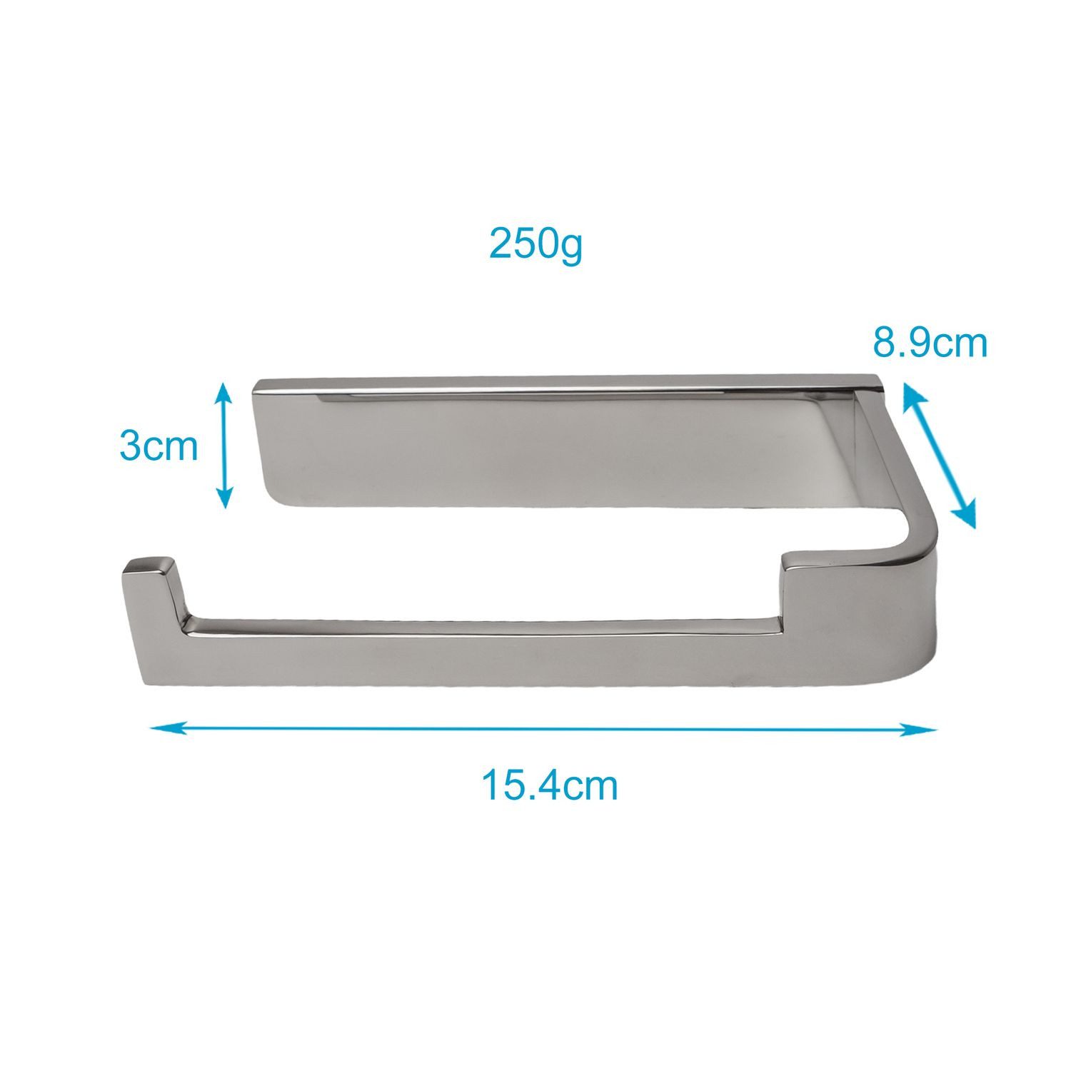 Intirilife Toilettenpapierhalter (1-St), Klopapierhalter ohne Ablage günstig online kaufen