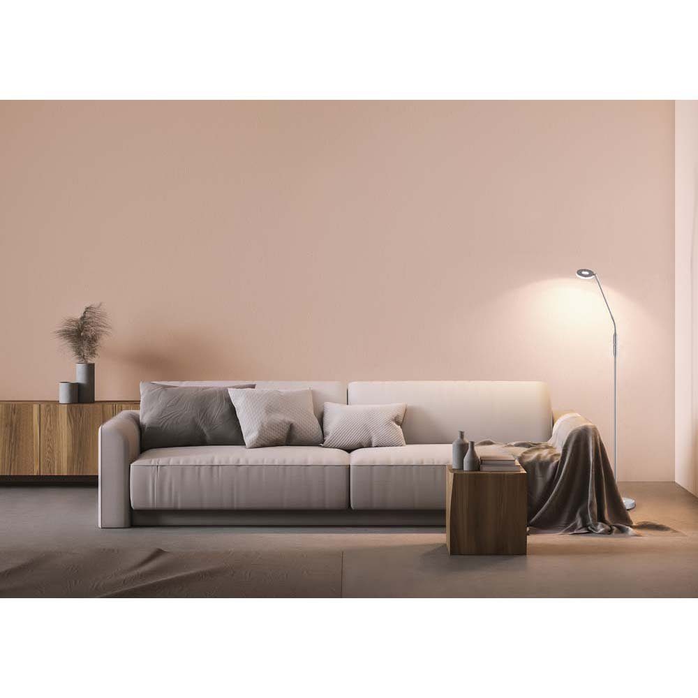 FISCHER & HONSEL LED Stehlampe, LED-Leuchtmittel fest verbaut, Warmweiß, Neutralweiß, Stehlampe Stehleuchte dimmbar LED Wohnzimmerleuchte CCT Beistelllampe