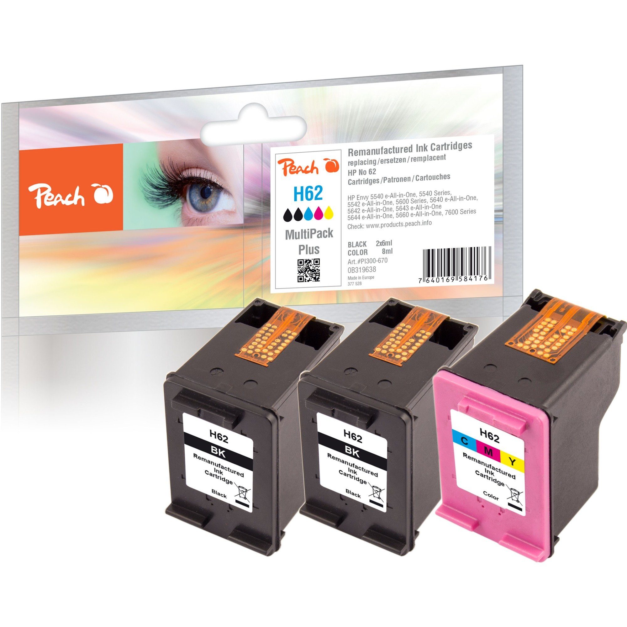 PEACH Tinte Spar Pack Plus PI300-670 Tintenpatrone