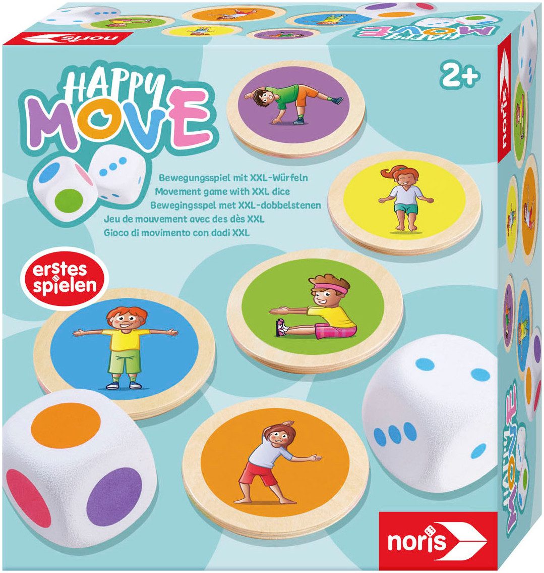 Noris Spiel Happy Move, Würfel- und Bewegungsspiel