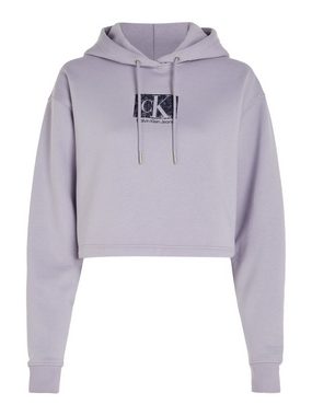 Calvin Klein Jeans Kapuzensweatshirt PRINTED BOX CROPPED HOODIE