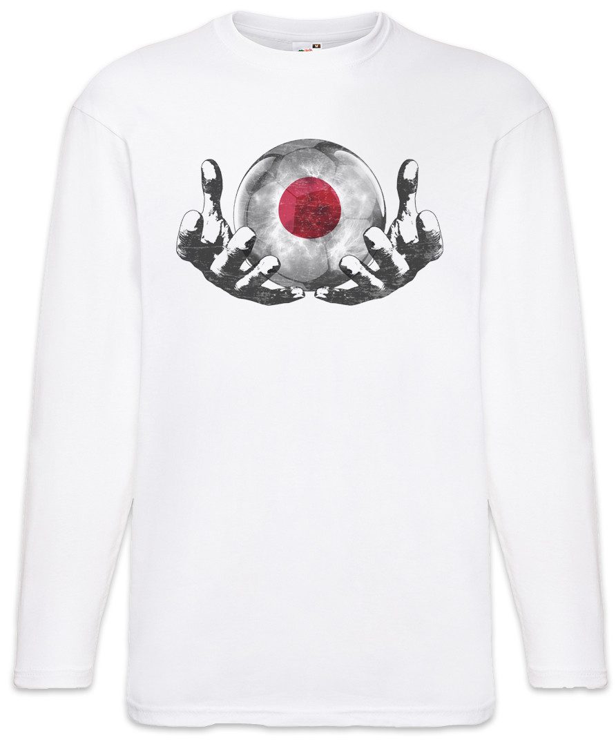 Urban Backwoods Langarmshirt Japan Football Magic Ball Langarm T-Shirt Japanisch Japanische (1-tlg) Japanese Fußball Fahne Fussball
