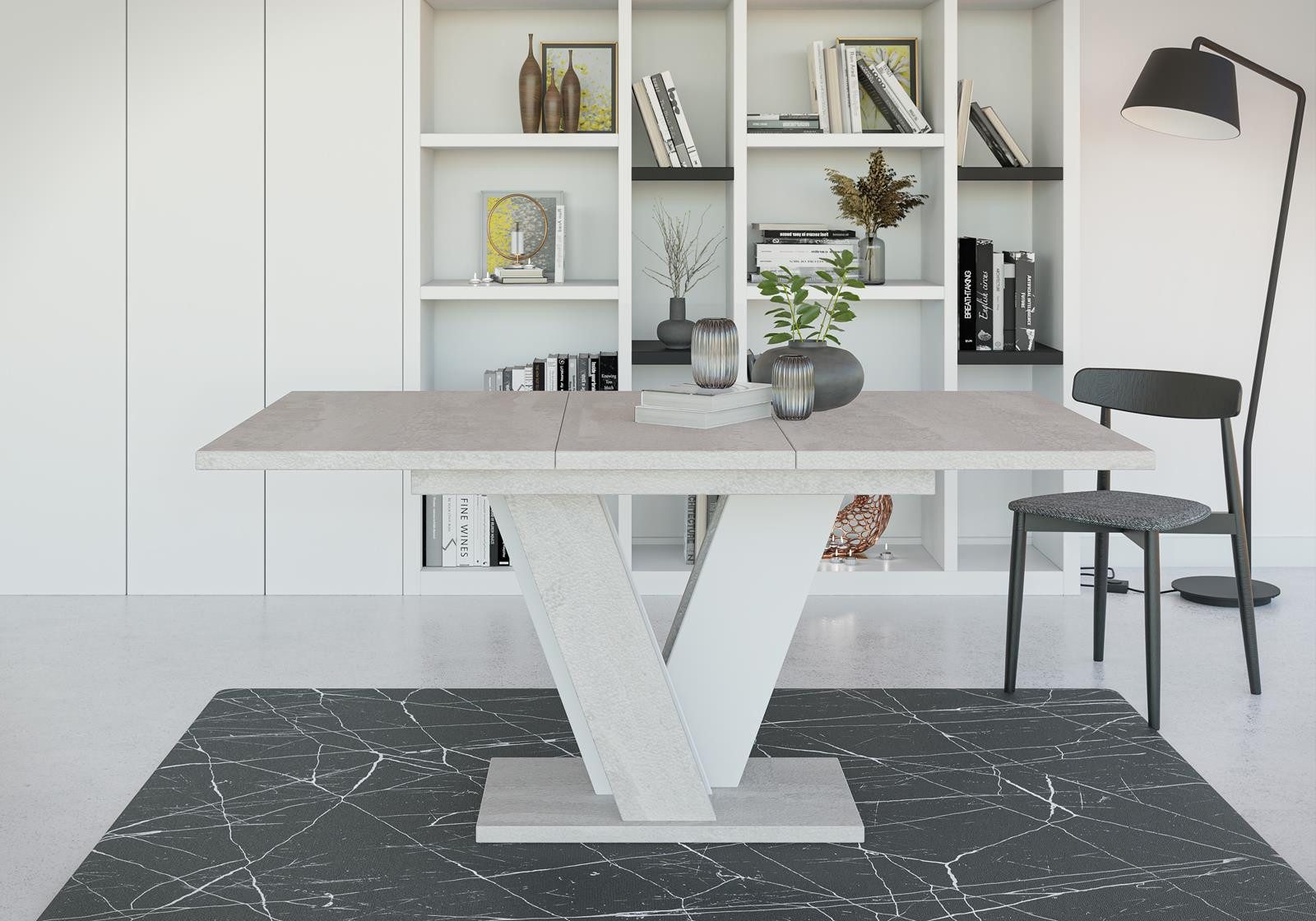 Compleo Esstisch Küchentisch MANO, ausziehbar 120-160 günstig online kaufen