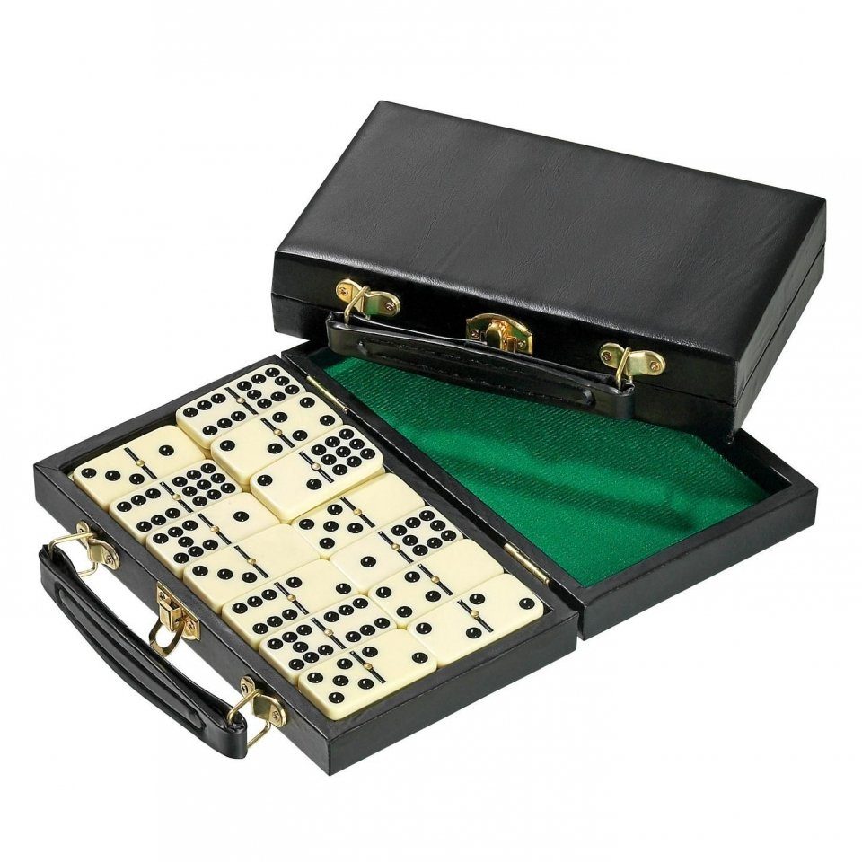 Domino Doppel Urea-Kunststoff 9 - Spiel, Spielsteine 55 Philos - -