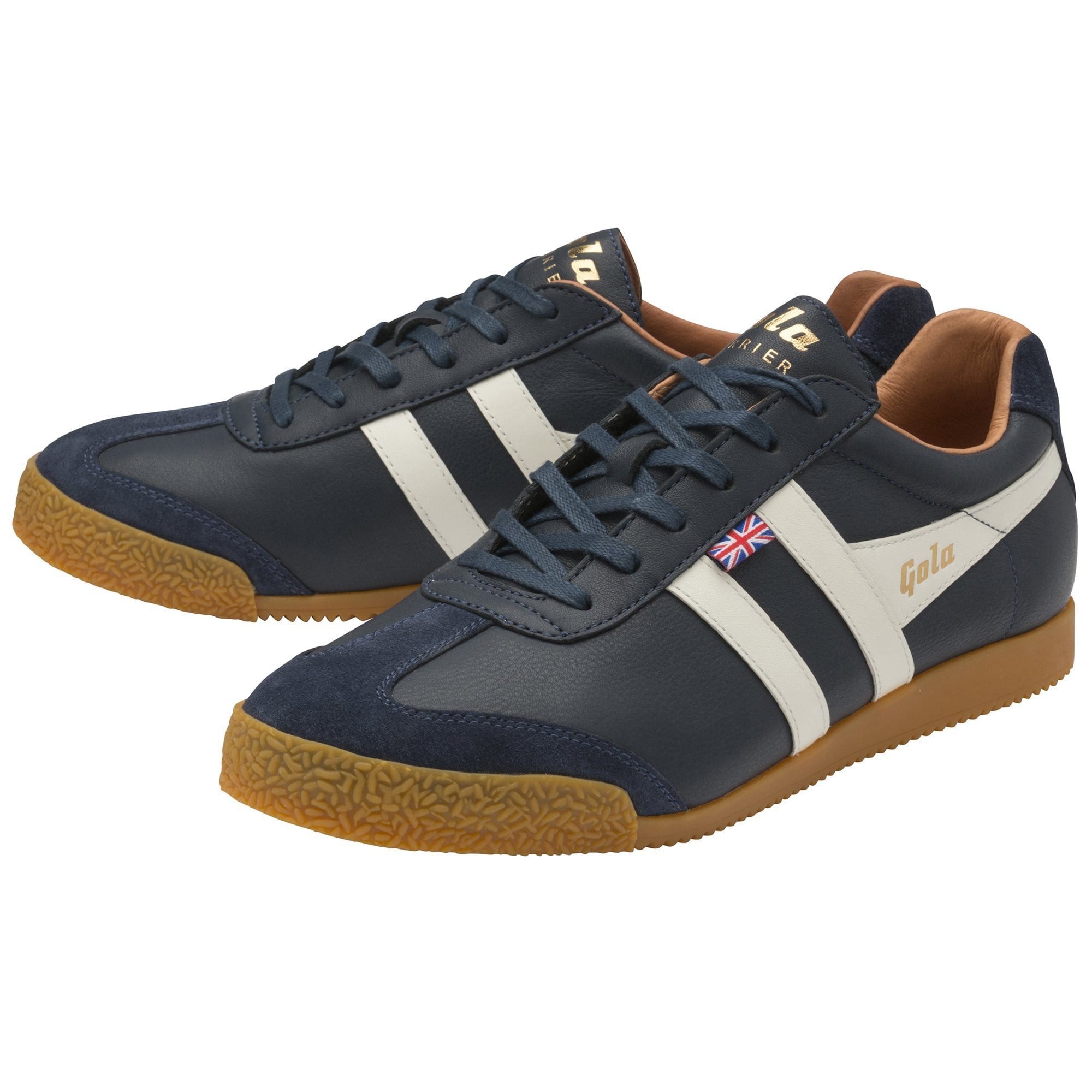 Gola Harrier Elite 2 - Made in England - navyblau/weiss Herren Sneaker günstig online kaufen