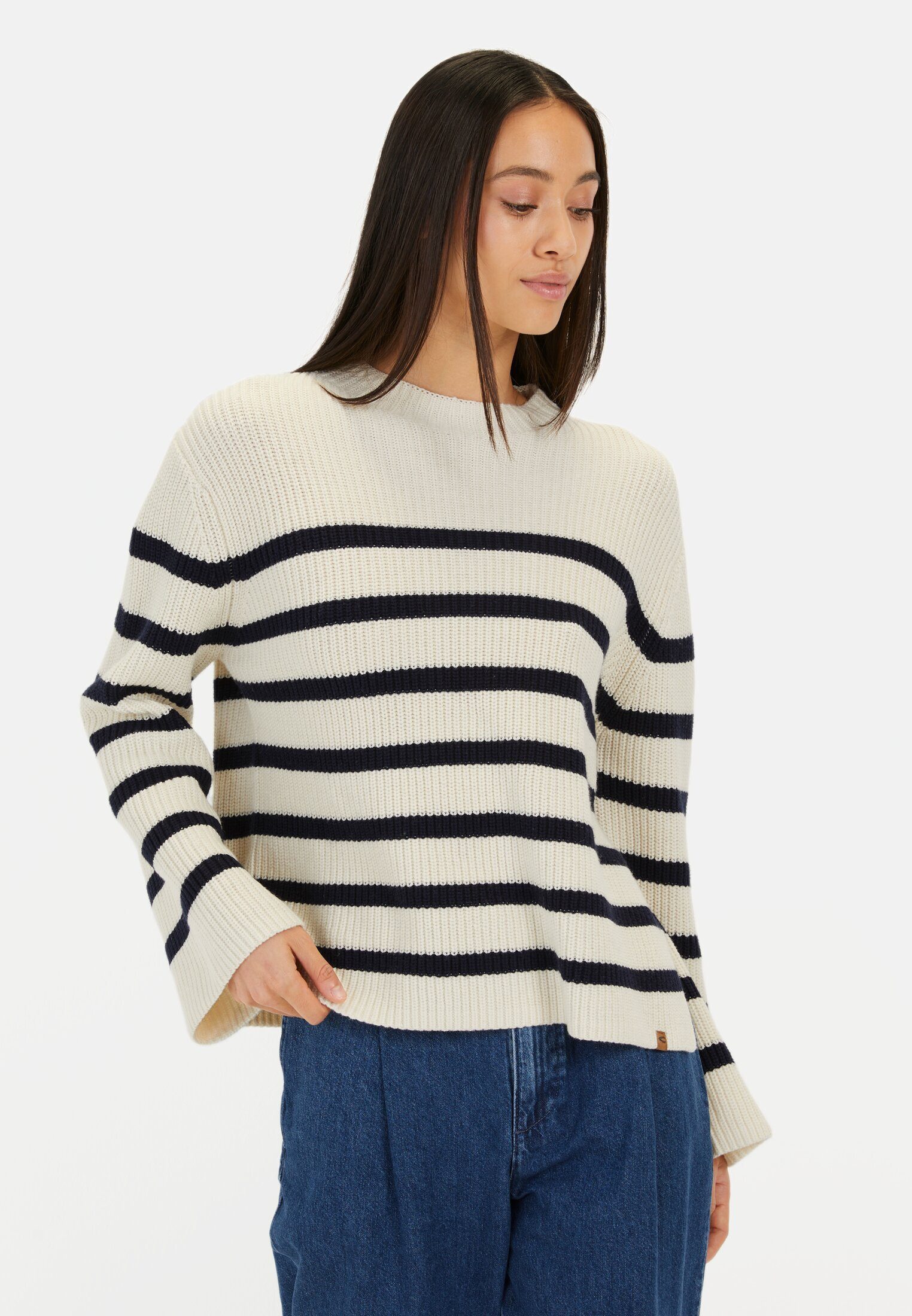 Strickpullover aus einem Baumwoll-Mix