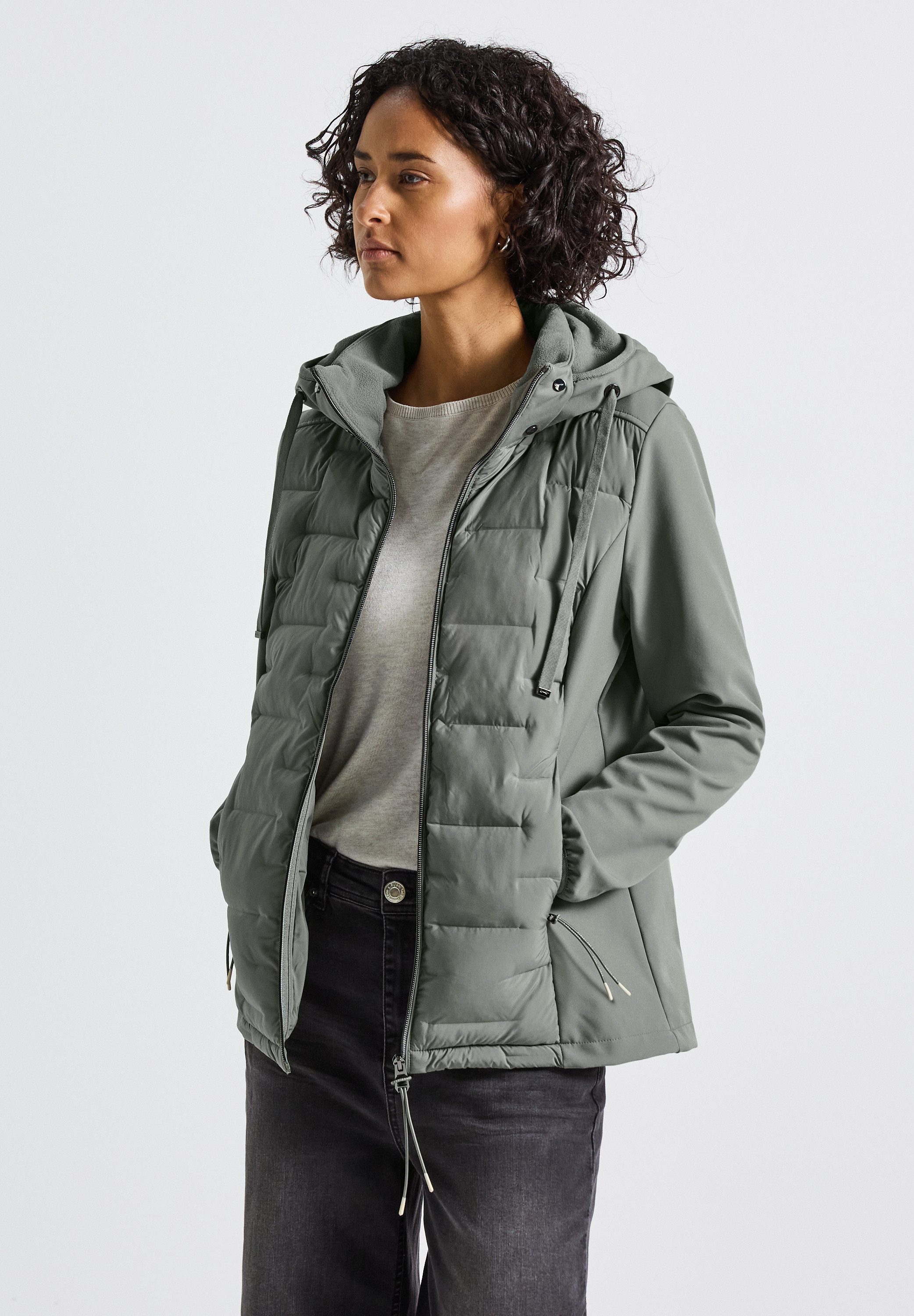 STREET ONE Softshelljacke mit Kapuze mit günstig online kaufen