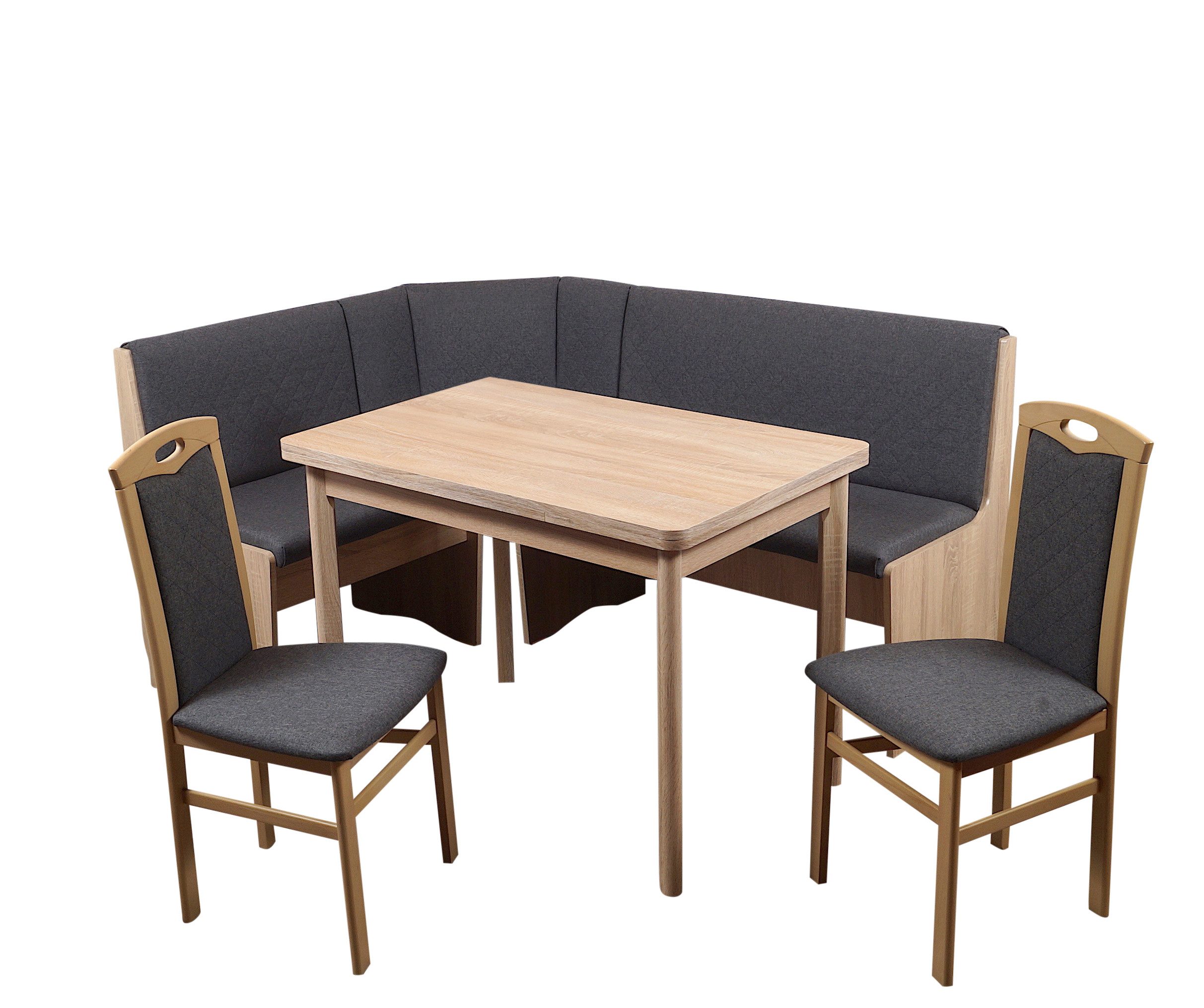 Stolebaenk Eckbankgruppe Bremen MA/PENIPI, (Eckbankgruppe, 1 x Eckbank, 2 x Stuhl, 1 x Tisch)