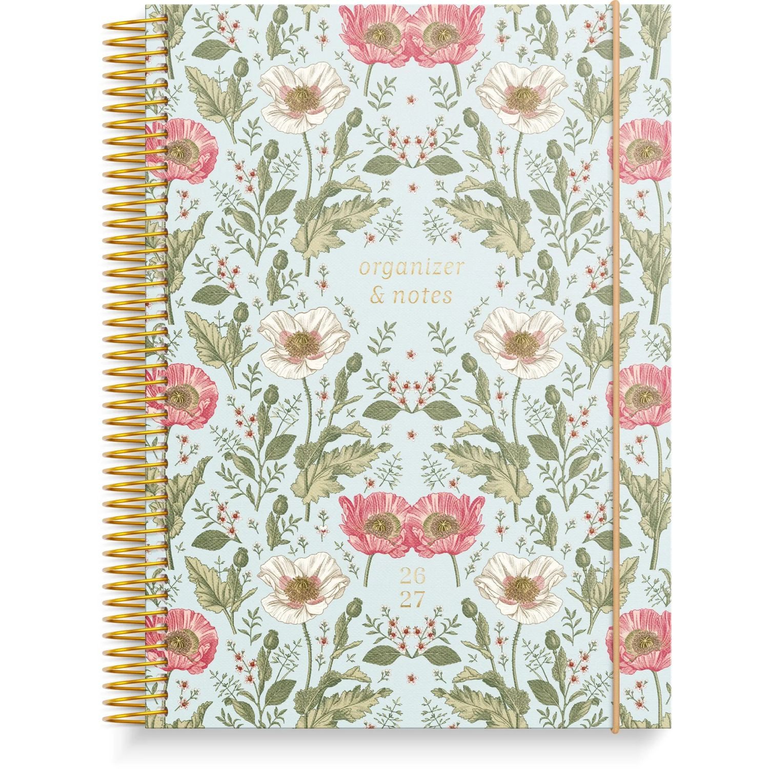 Jahresplaner Organizer & Notes A5 26/27 Blumen