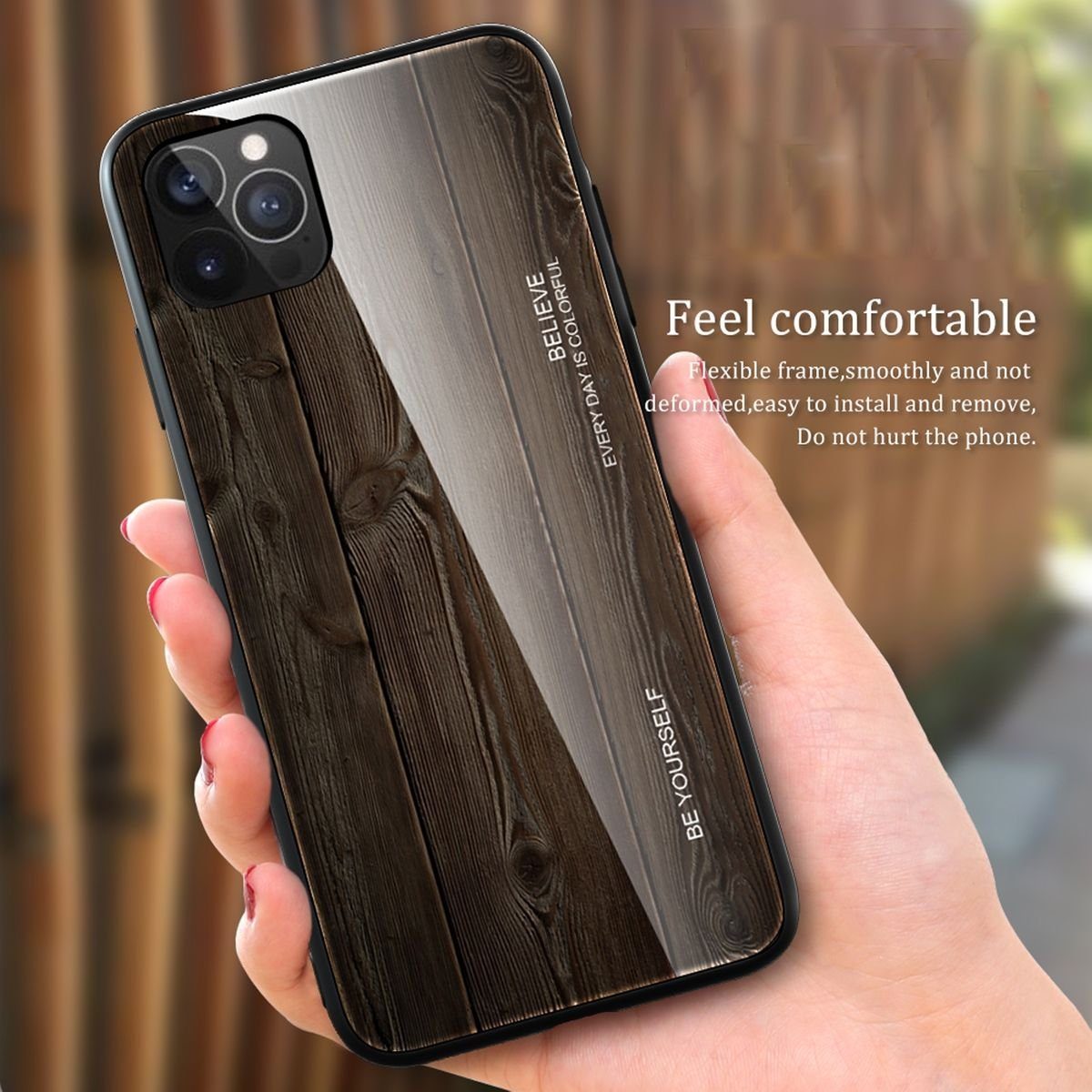 König Design Handyhülle Apple iPhone 12, Schutzhülle Case Cover Backcover Etuis Bumper