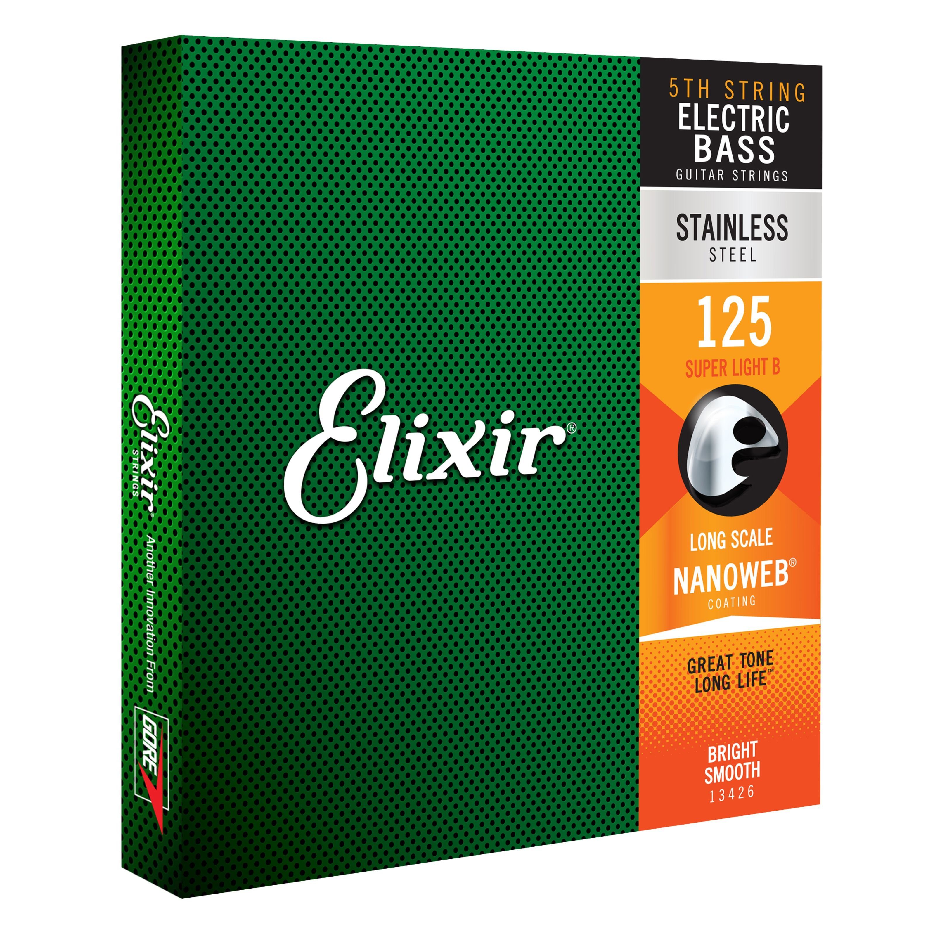 Elixir Saiten, 13426 Einzelsaite Bass 125 Stainless Steel - Einzelne Basssaite