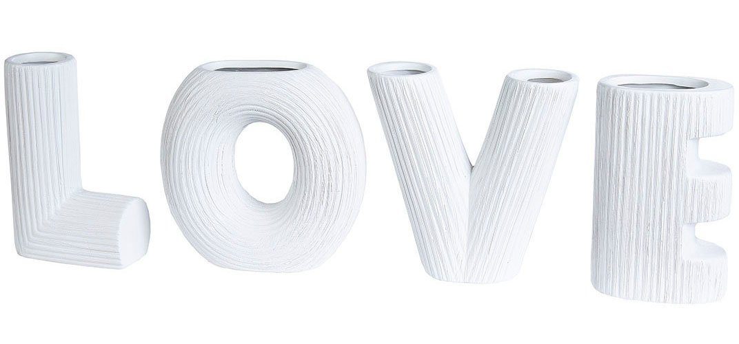 Tischvase LOVE, Dekovase