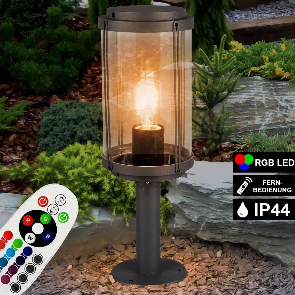Sockelleuchten, Außen Sockel Steh Lampe Fernbedienung Stand