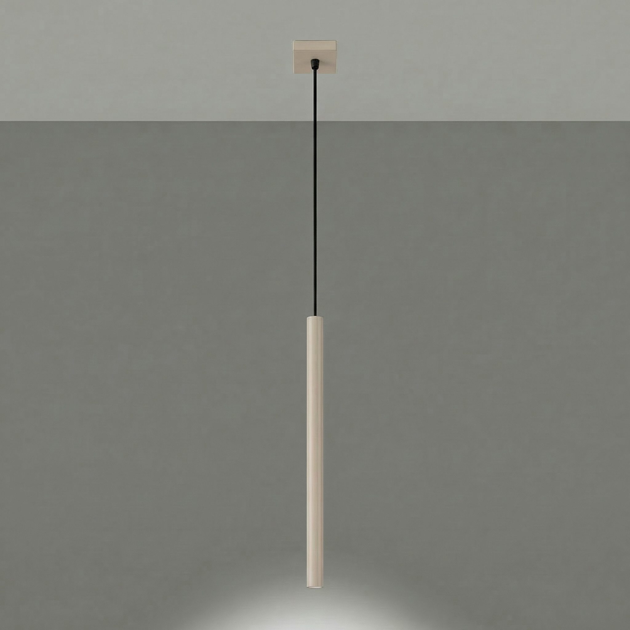 SOLLUX lighting Hängeleuchte Pendelleuchte PASTELO 1 taupe, Nicht enthalten