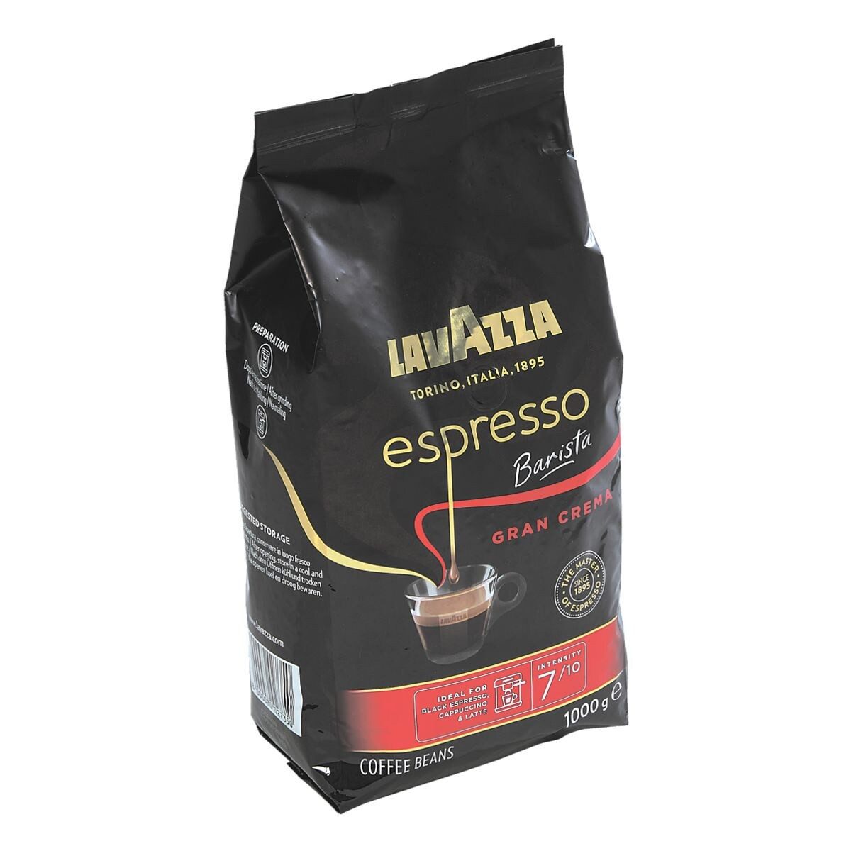 Lavazza Kaffee Barista Gran Crema, Espresso 1 kg, ganze Bohnen