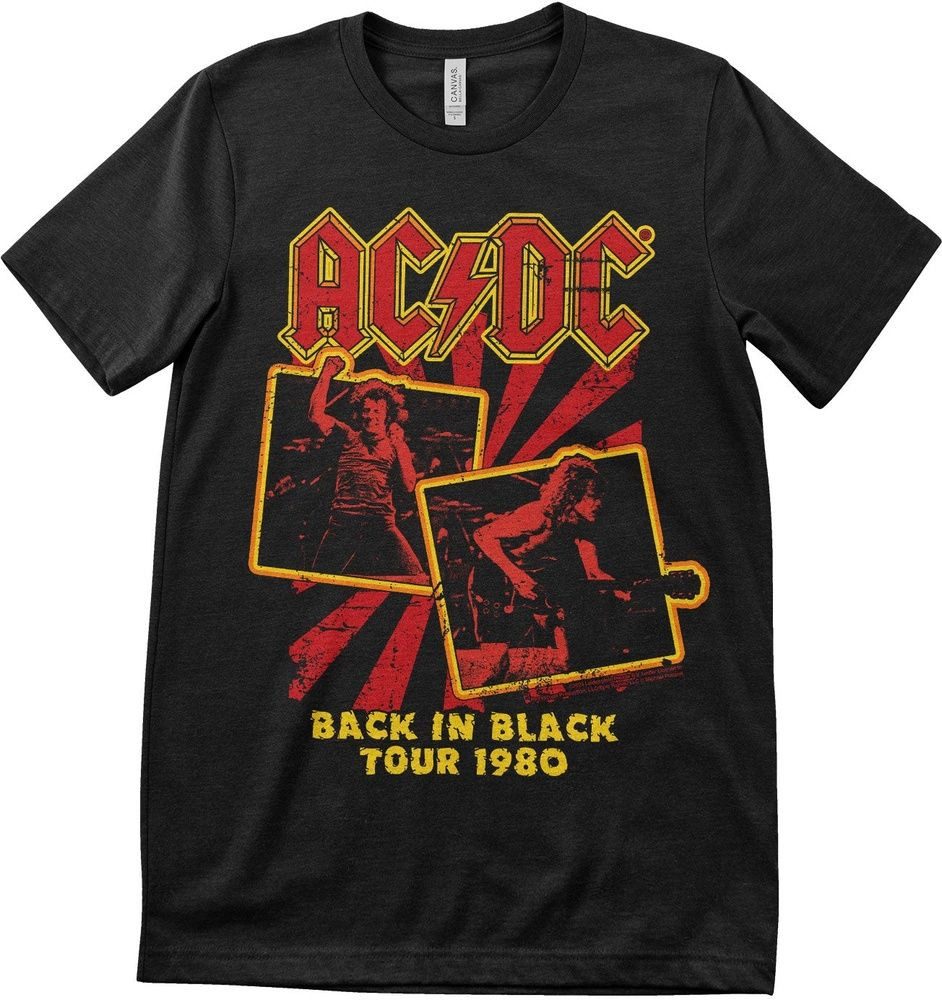 T-Shirt Back In Black Tour 1980 T-Shirt