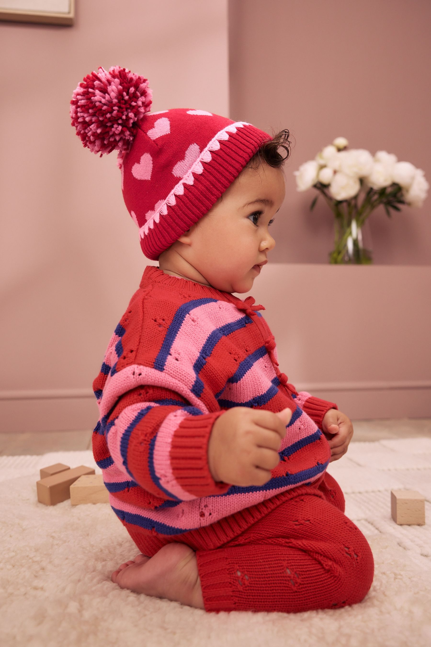 Next Beanie Baby Beanie mit zwei Bommeln (1-St) – Bild 4 von 5