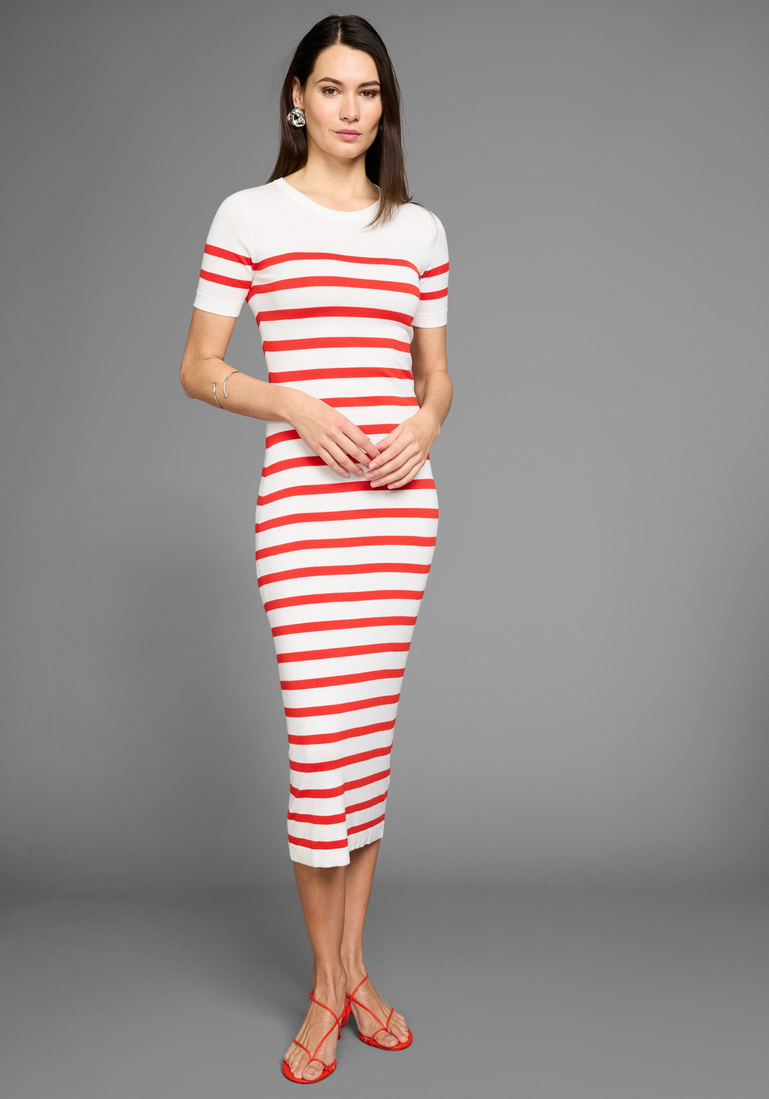 HECHTER PARIS Strickkleid mit Streifen günstig online kaufen